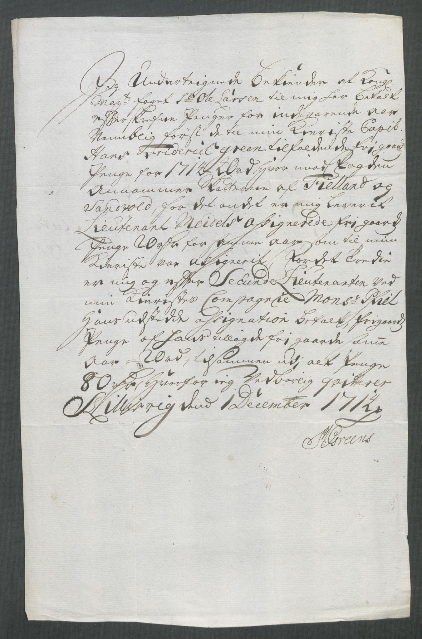 Rentekammeret inntil 1814, Reviderte regnskaper, Fogderegnskap, AV/RA-EA-4092/R48/L2990: Fogderegnskap Sunnhordland og Hardanger, 1714, p. 289