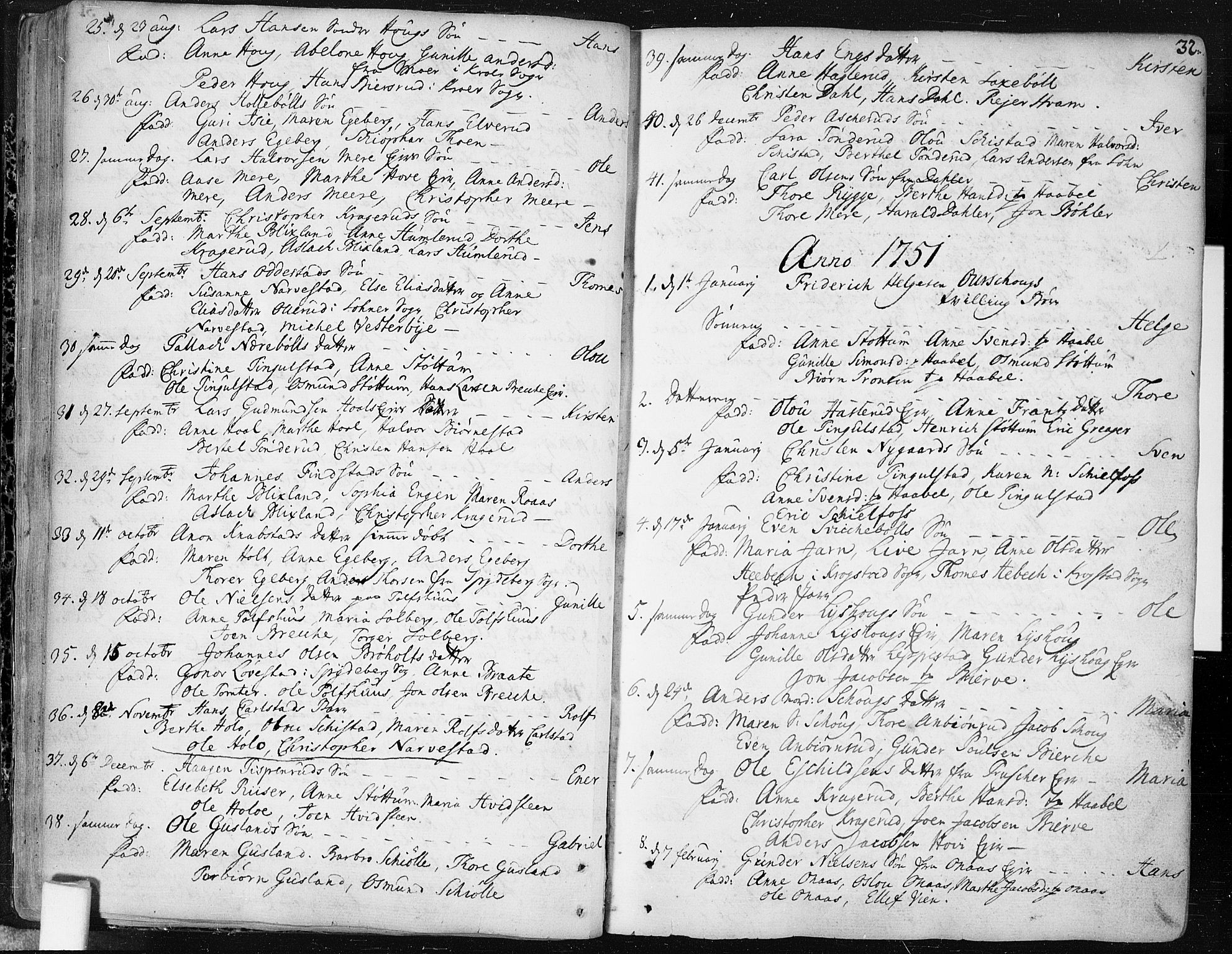 Hobøl prestekontor Kirkebøker, AV/SAO-A-2002/F/Fa/L0001: Parish register (official) no. I 1, 1733-1814, p. 32