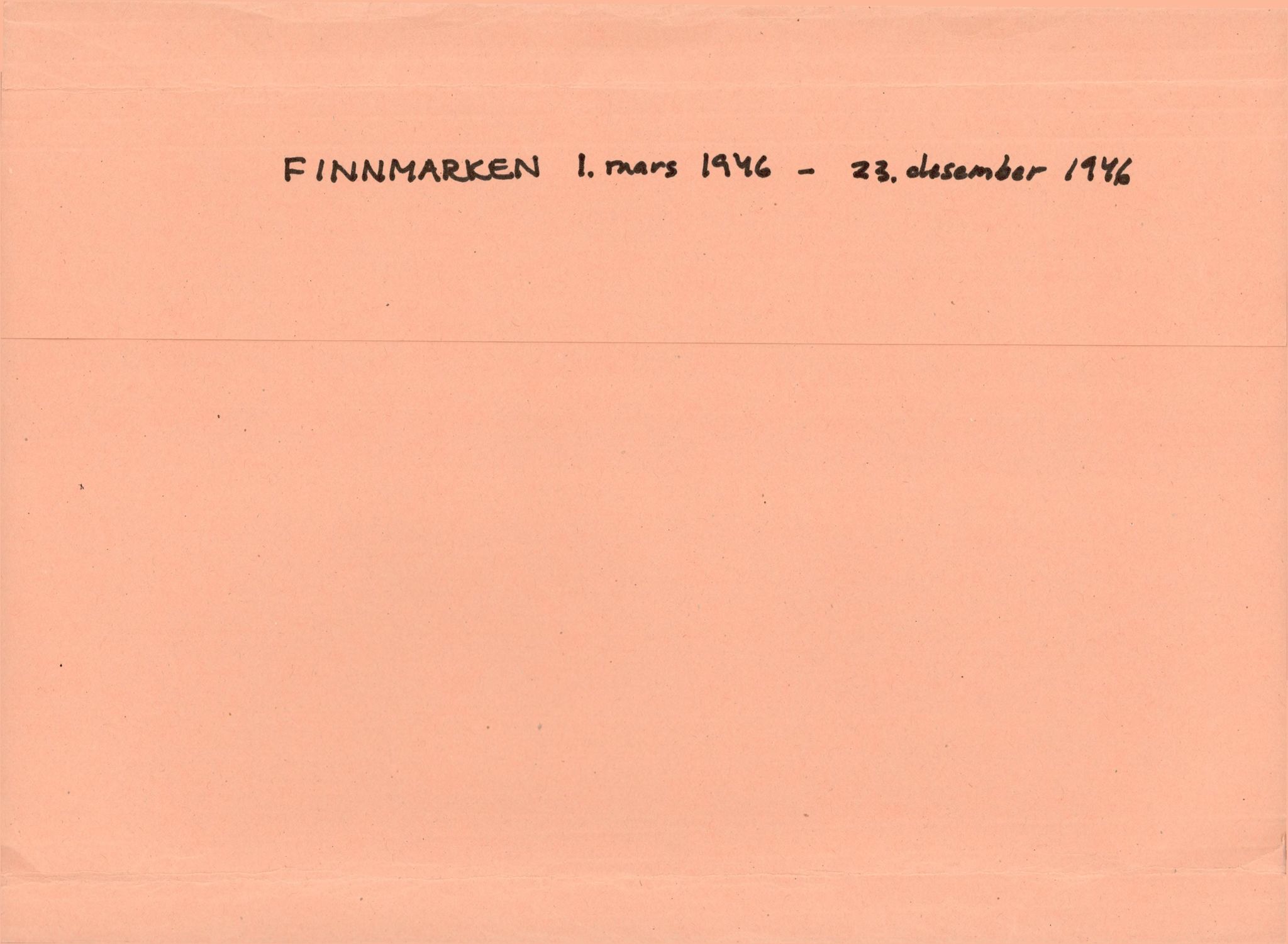 Finnmarkskontorets presse- og opplysningsarkiv , FMFB/A-1198/E/L0008/0001: 6. Presse / Finnmarken 1. mars 1946 - 23. desember 1946