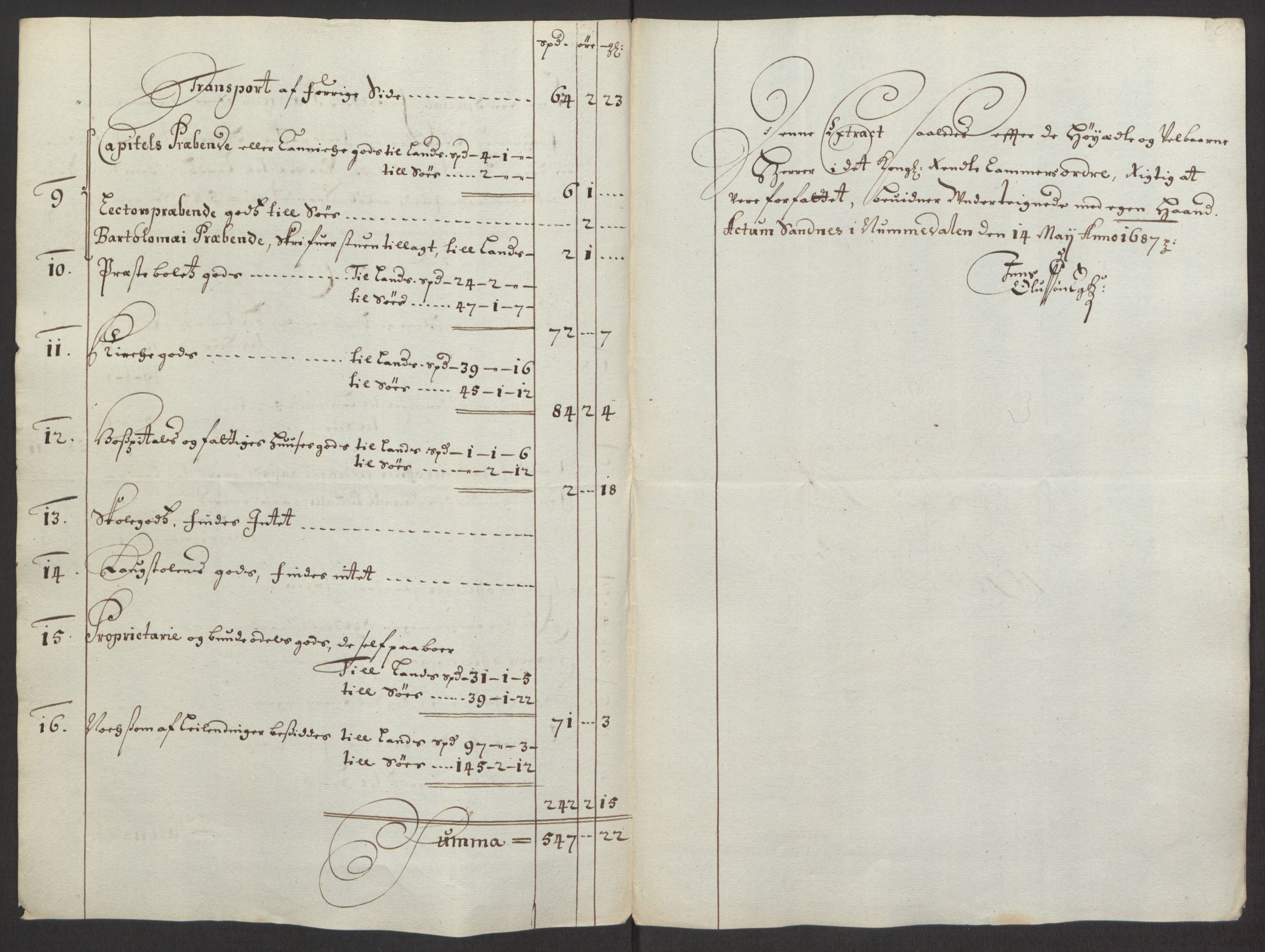 Rentekammeret inntil 1814, Reviderte regnskaper, Fogderegnskap, RA/EA-4092/R64/L4424: Fogderegnskap Namdal, 1692-1695, p. 15