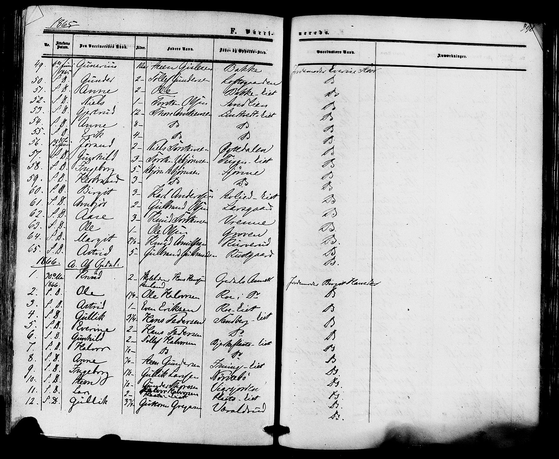 Nore kirkebøker, SAKO/A-238/F/Fa/L0003: Parish register (official) no. I 3, 1858-1866, p. 390