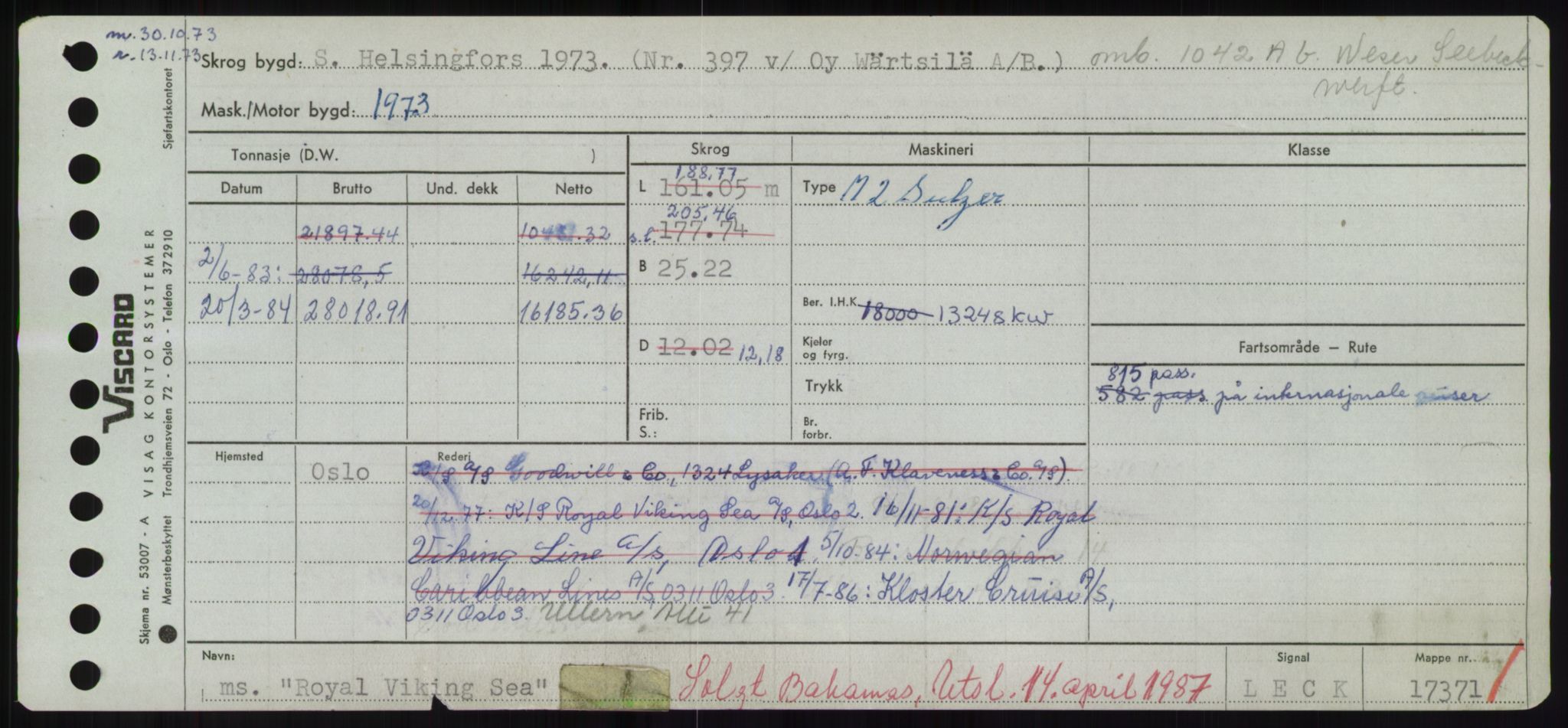 Sjøfartsdirektoratet med forløpere, Skipsmålingen, AV/RA-S-1627/H/Hd/L0031: Fartøy, Rju-Sam, p. 255