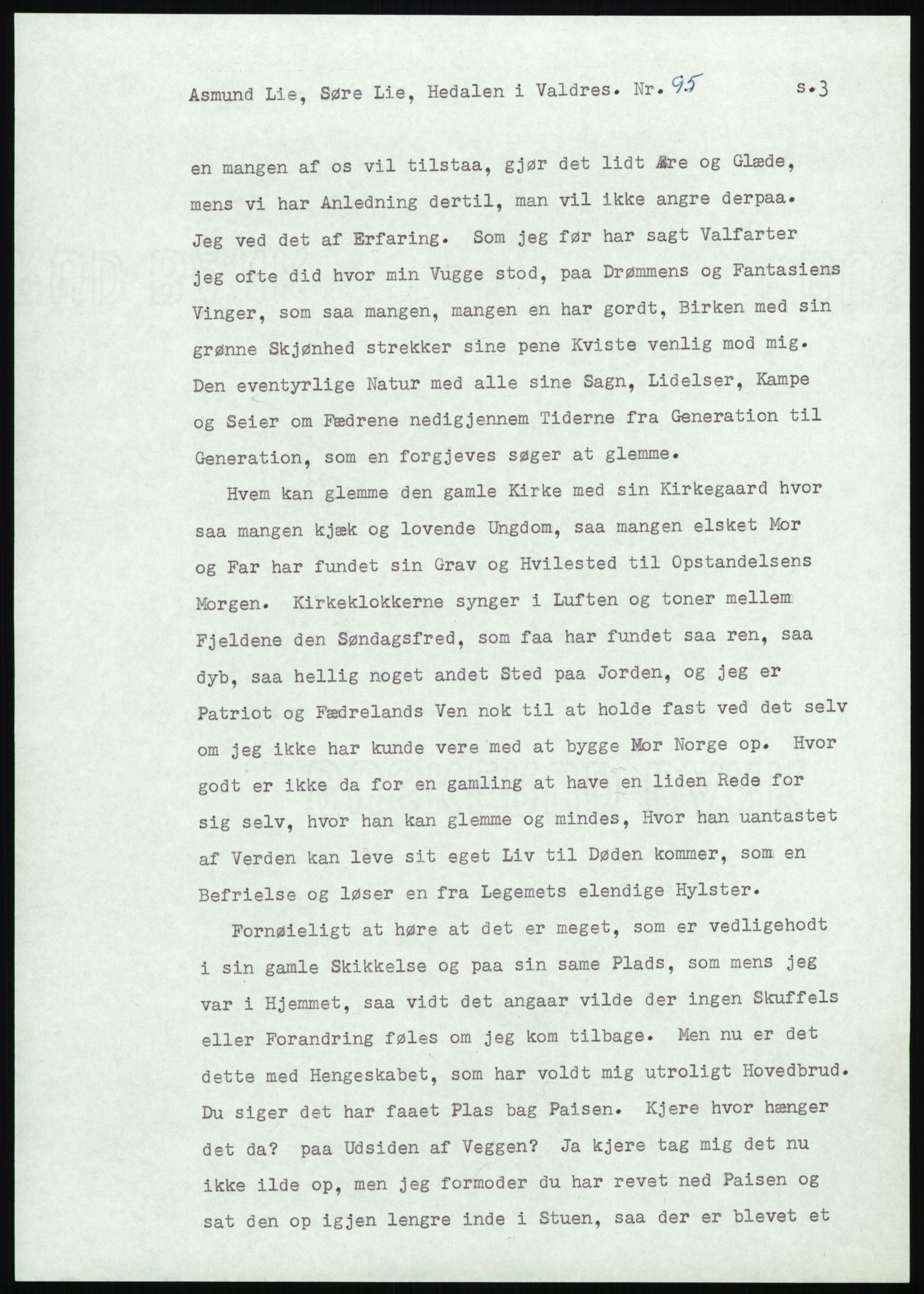 Samlinger til kildeutgivelse, Amerikabrevene, RA/EA-4057/F/L0013: Innlån fra Oppland: Lie (brevnr 79-115) - Nordrum, 1838-1914, p. 221