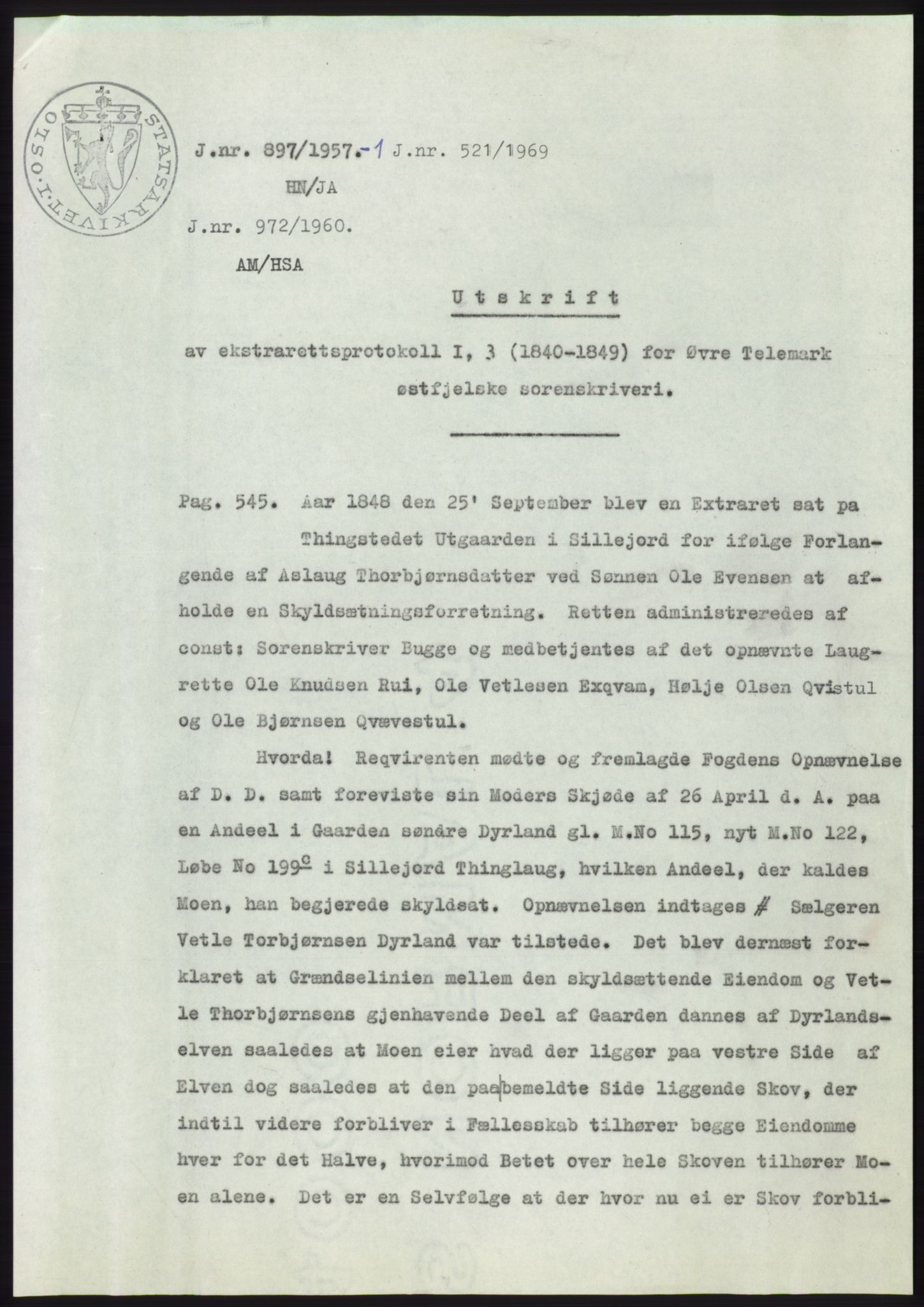 Statsarkivet i Kongsberg, SAKO/A-0001, 1957, p. 138