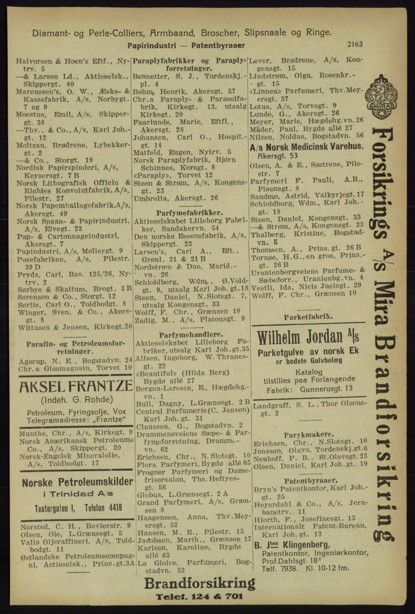 Kristiania/Oslo adressebok, PUBL/-, 1918, p. 2316