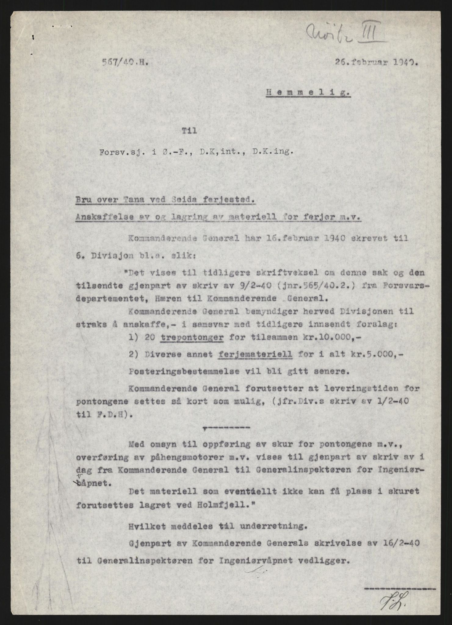 Forsvaret, Forsvarets krigshistoriske avdeling, AV/RA-RAFA-2017/Y/Yb/L0130: II-C-11-600  -  6. Divisjon / 6. Distriktskommando, 1940, p. 861