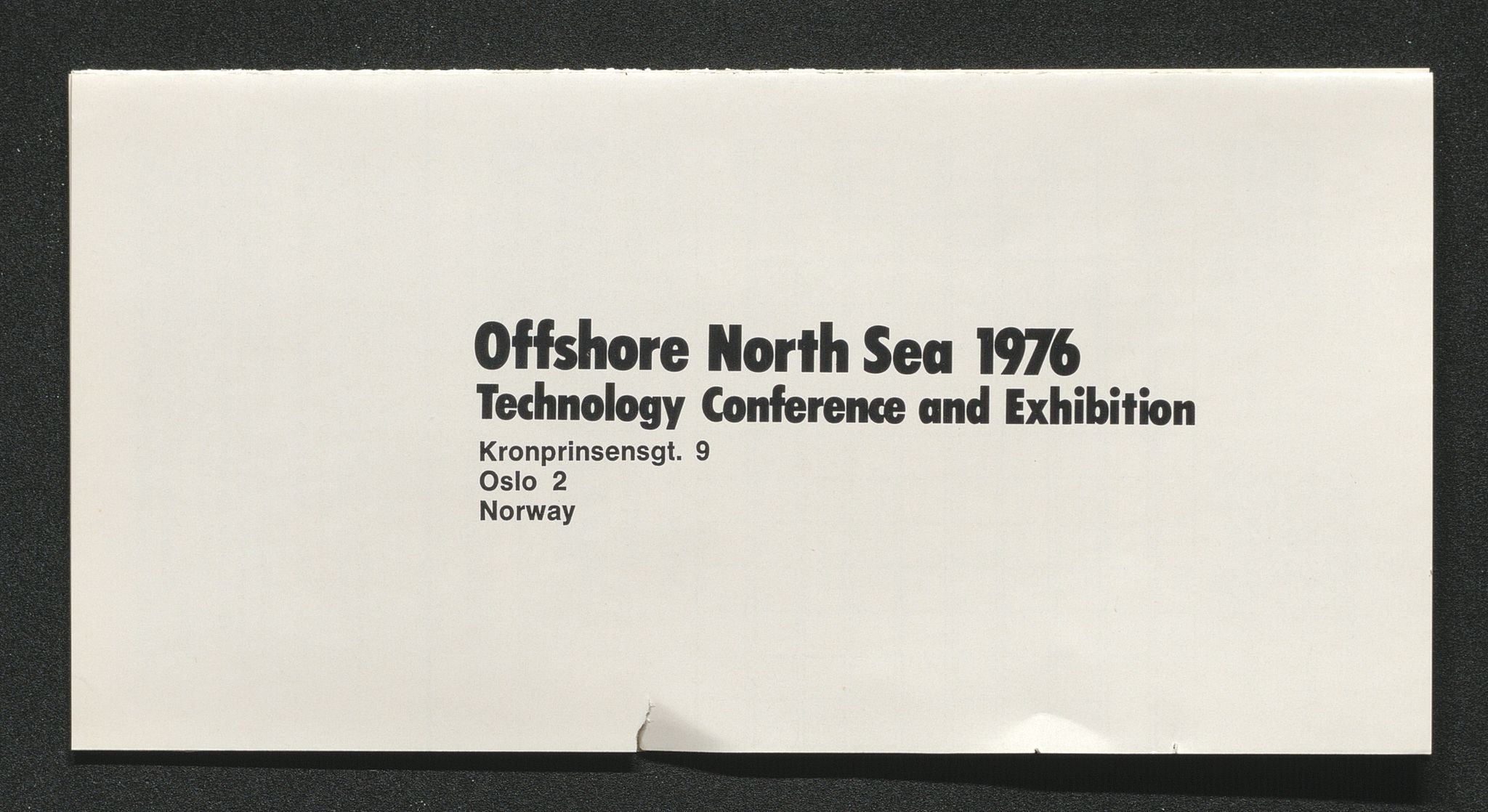 Pa 1716 - Stiftelsen Offshore Northern Seas, AV/SAST-A-102319/X/Xc/L0001: Invitasjonspakker ONS 74 og ONS 76, 1974-1976, p. 140