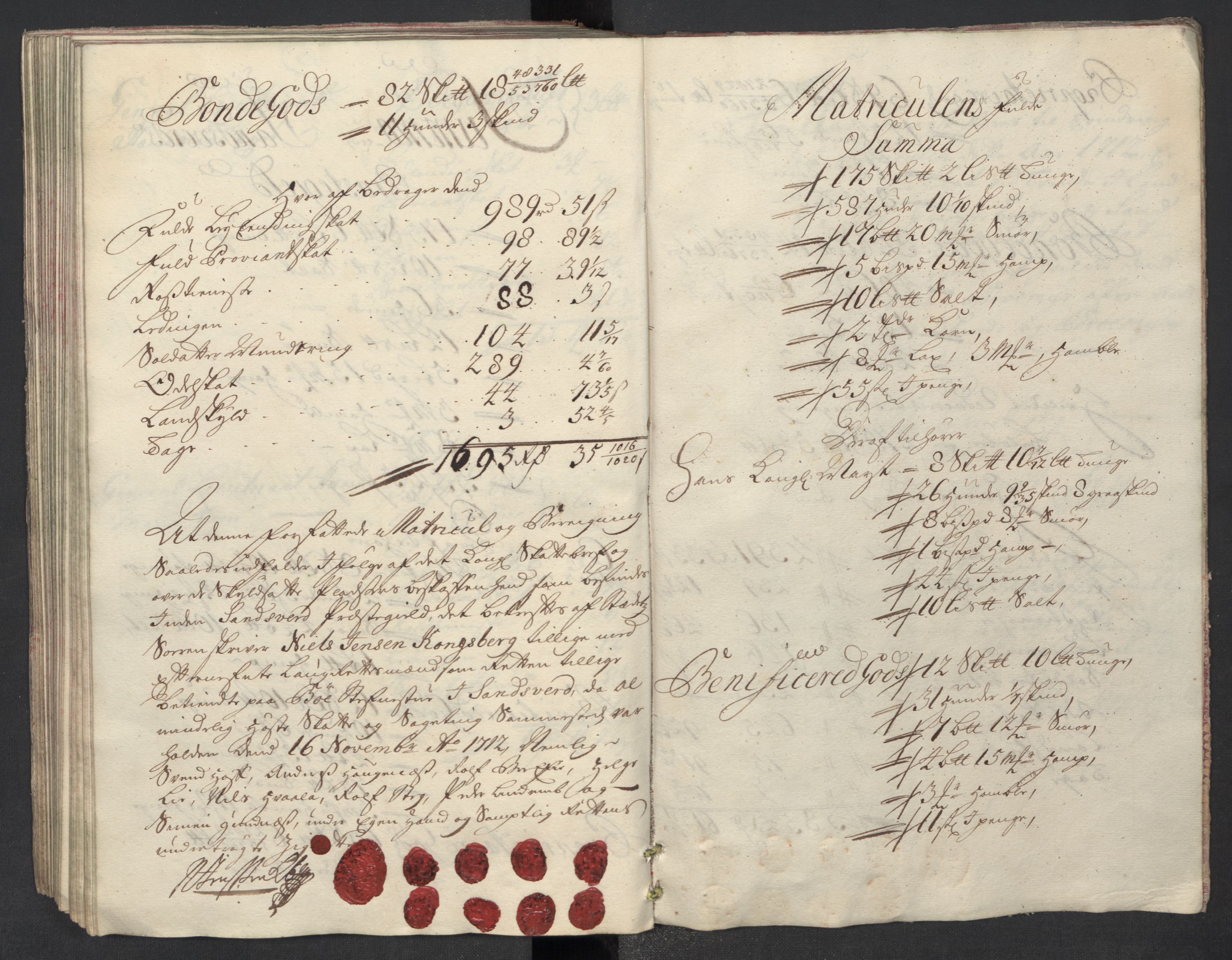 Rentekammeret inntil 1814, Reviderte regnskaper, Fogderegnskap, AV/RA-EA-4092/R24/L1587: Fogderegnskap Numedal og Sandsvær, 1712, p. 199