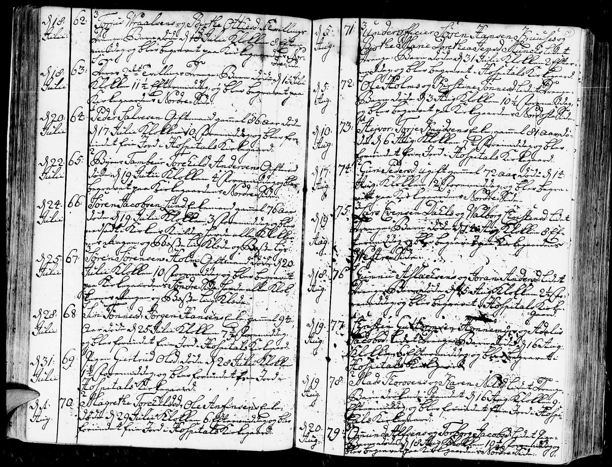 Kristiansand domprosti, SAK/1112-0006/F/Fa/L0004: Parish register (official) no. A 4, 1762-1794, p. 59