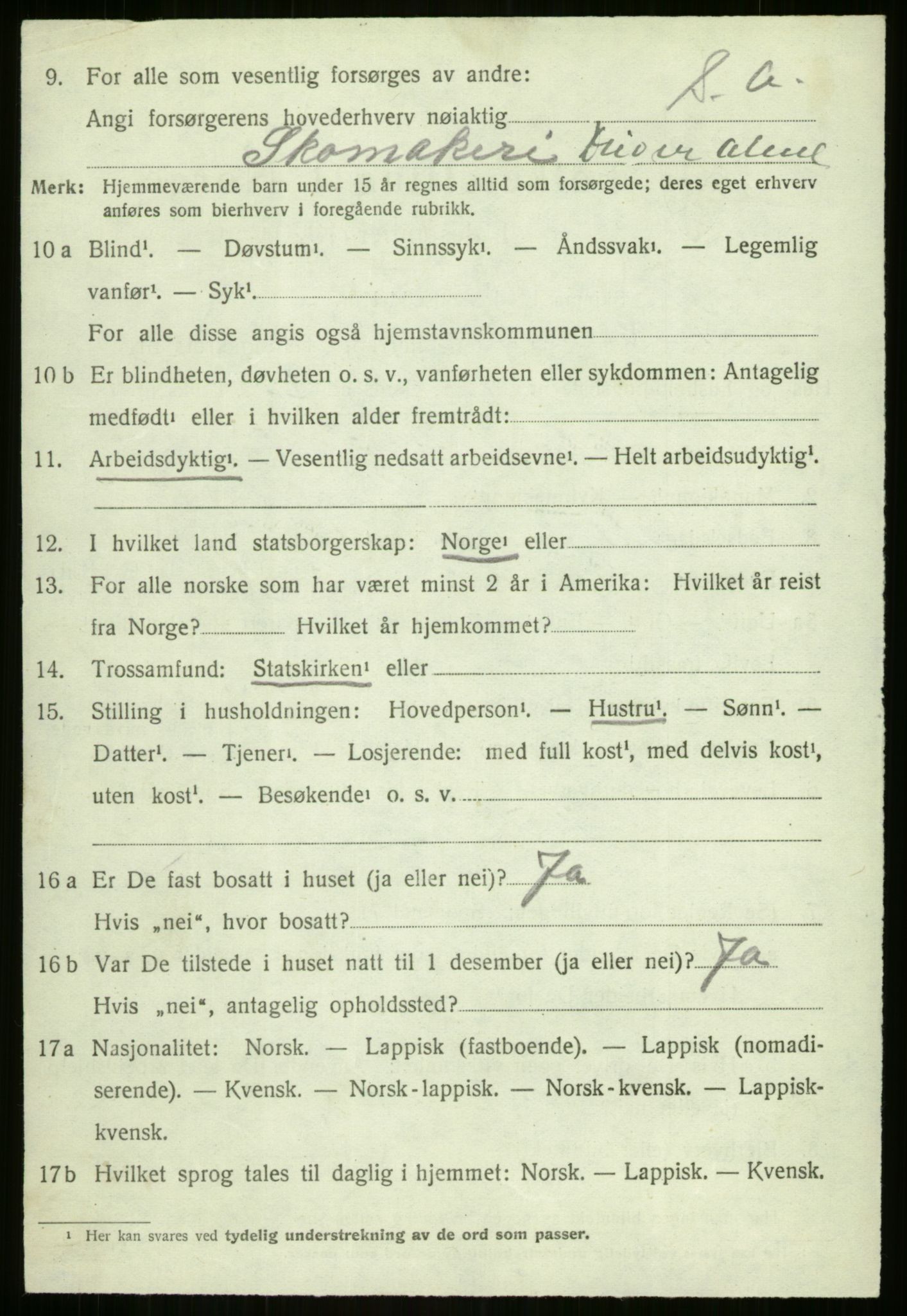 SATØ, 1920 census for Sørreisa, 1920, p. 4032