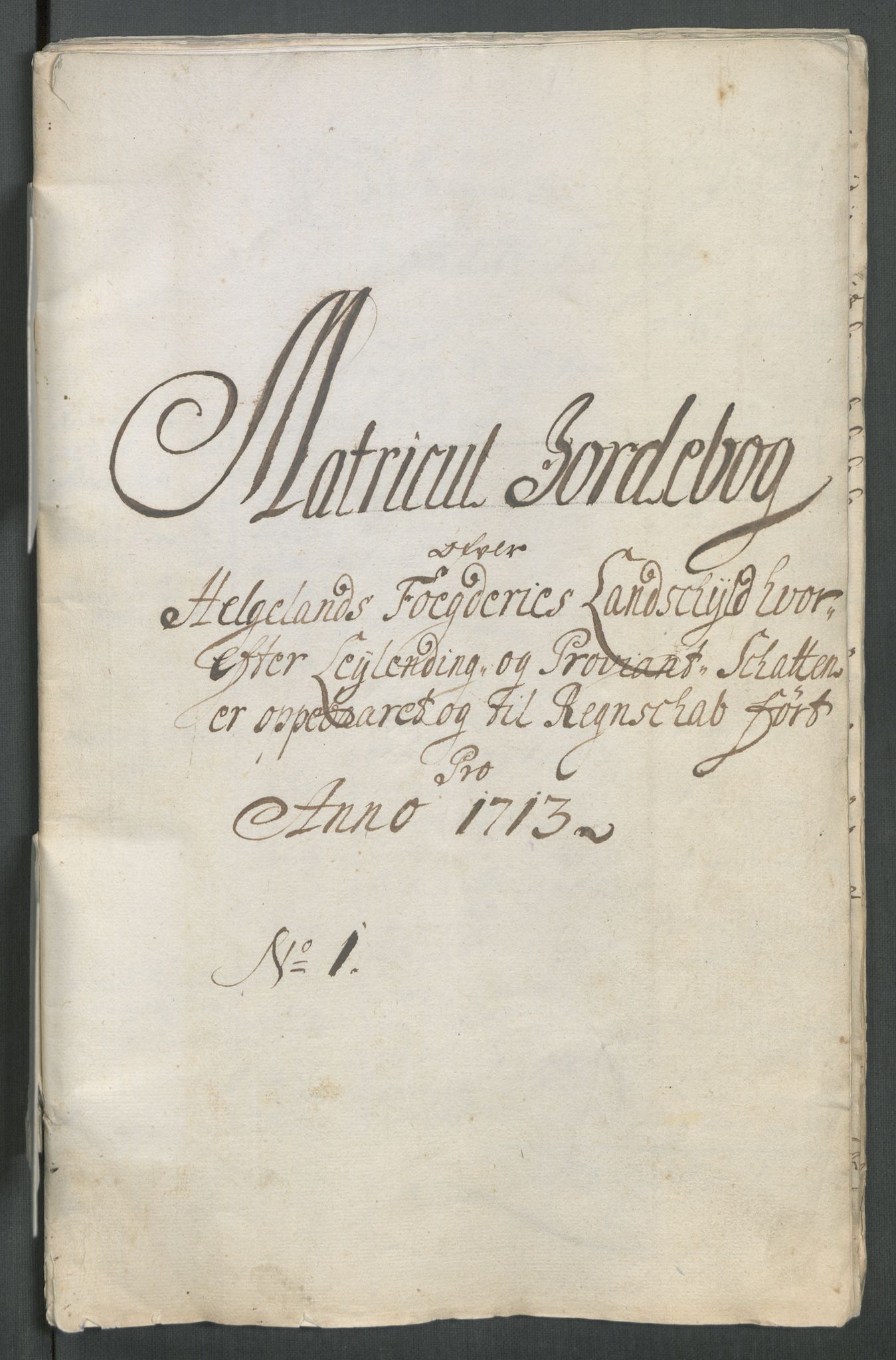 Rentekammeret inntil 1814, Reviderte regnskaper, Fogderegnskap, RA/EA-4092/R65/L4512: Fogderegnskap Helgeland, 1712-1713, p. 305