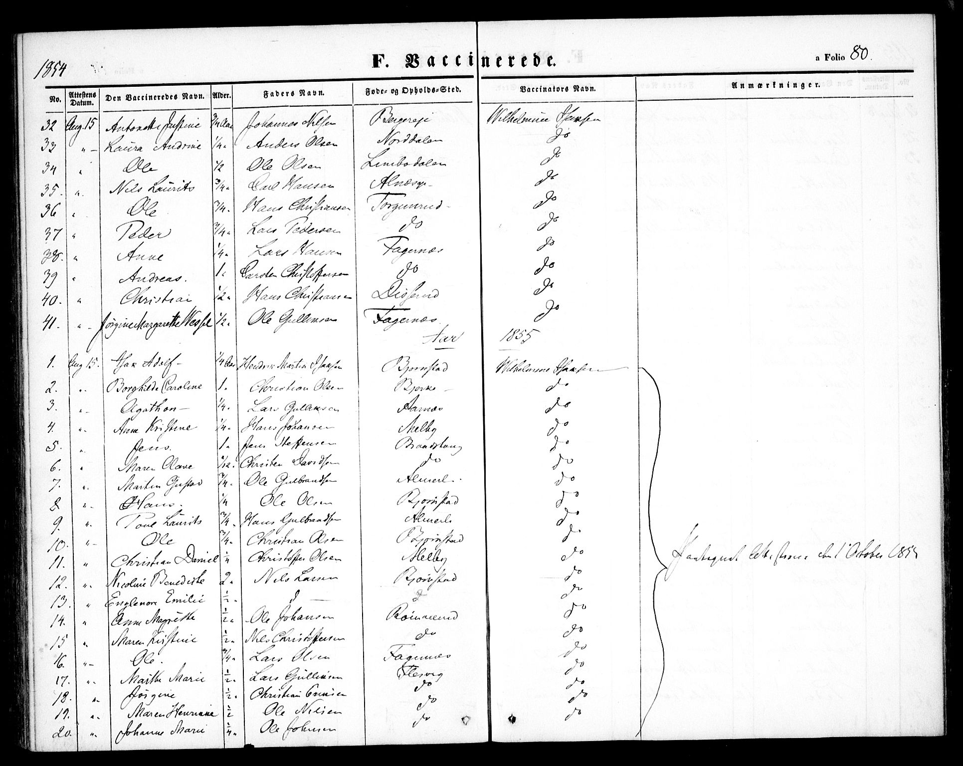Hurdal prestekontor Kirkebøker, AV/SAO-A-10889/F/Fb/L0001: Parish register (official) no. II 1, 1846-1859, p. 80