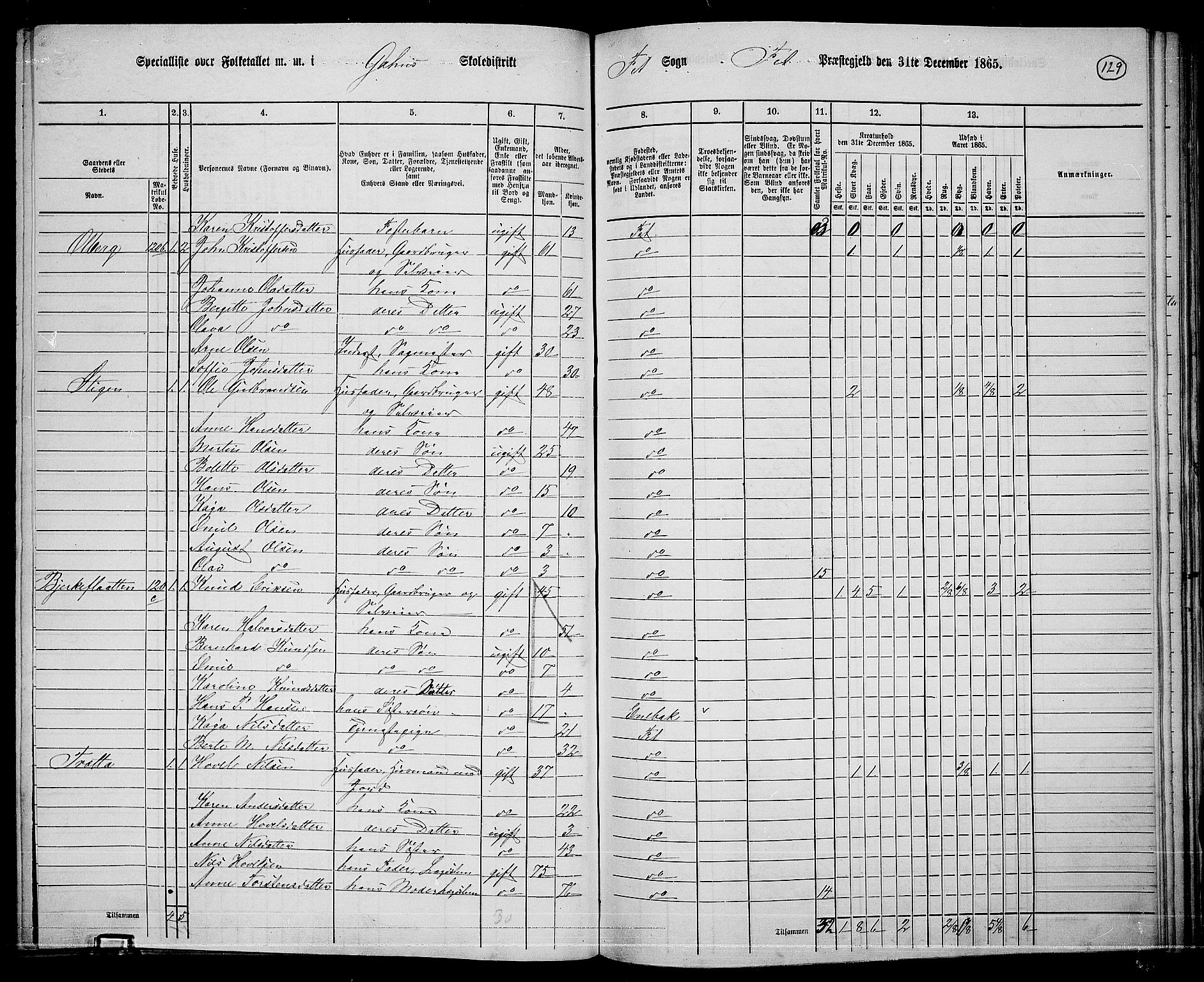 RA, 1865 census for Fet, 1865, p. 123