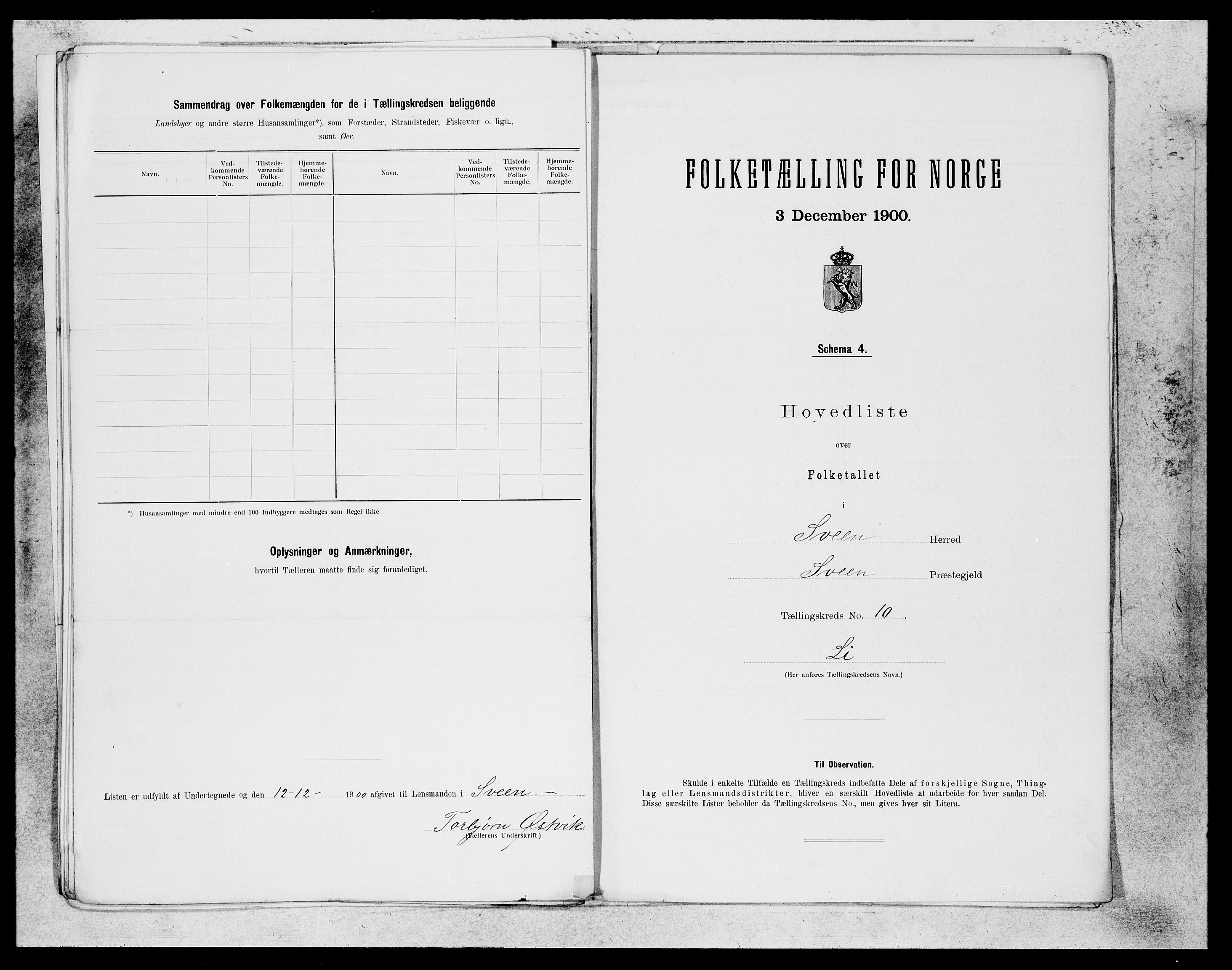 SAB, 1900 census for Sveio, 1900, p. 19