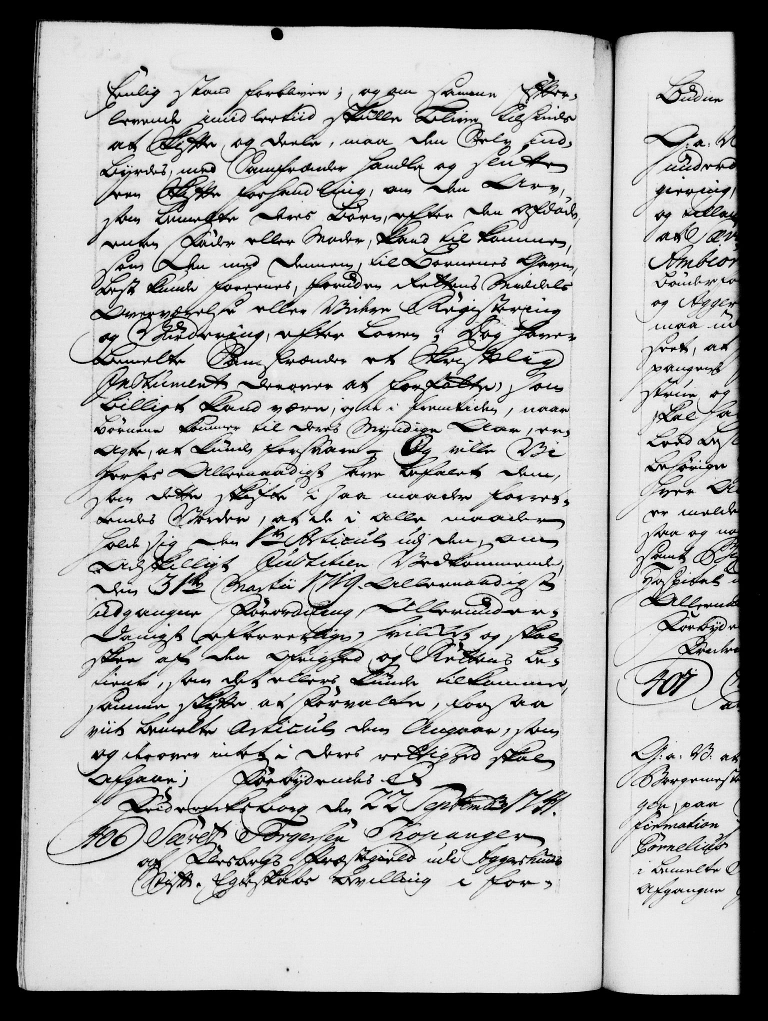Danske Kanselli 1572-1799, AV/RA-EA-3023/F/Fc/Fca/Fcaa/L0032: Norske registre, 1741-1742, p. 268b