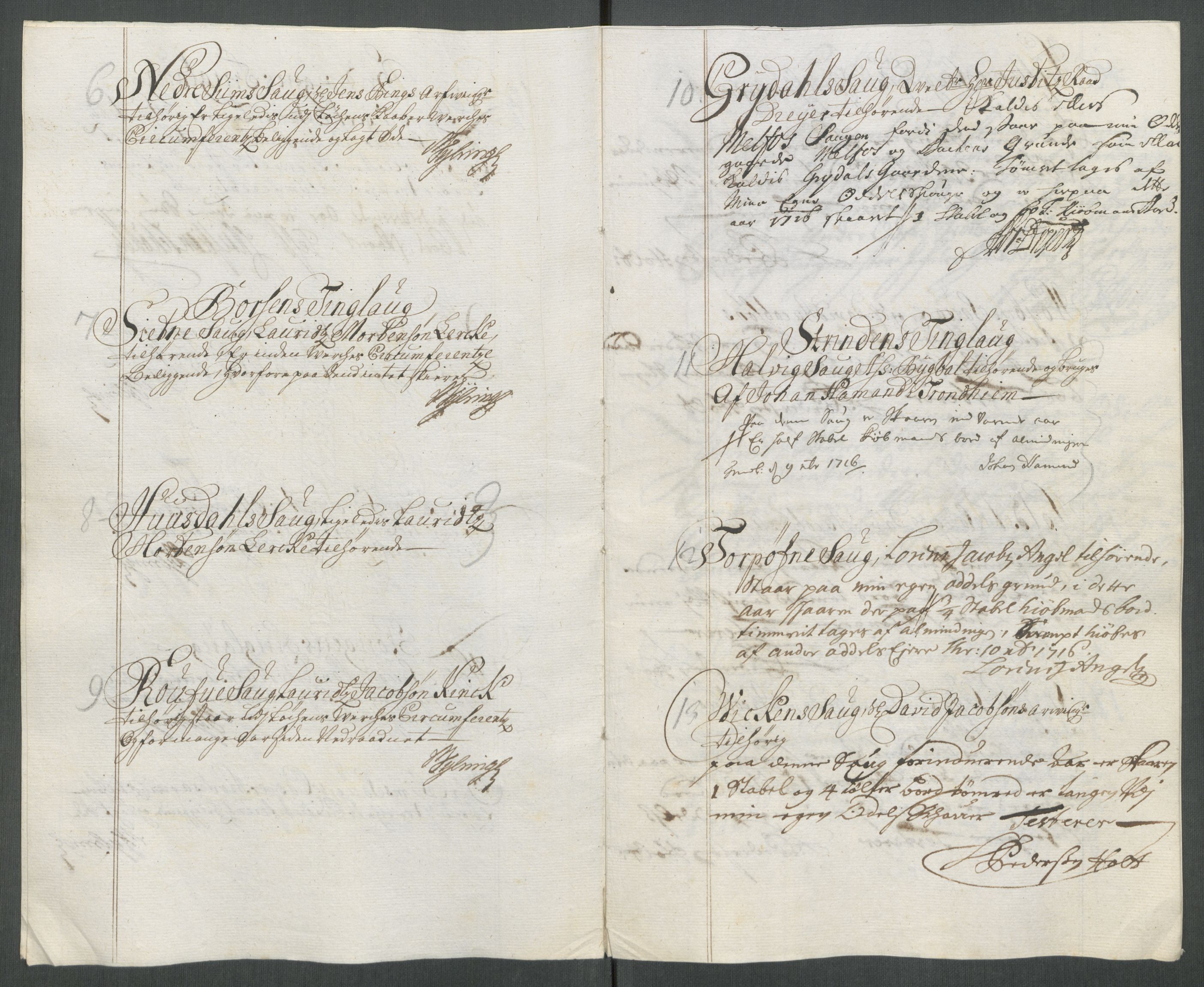 Rentekammeret inntil 1814, Reviderte regnskaper, Fogderegnskap, AV/RA-EA-4092/R61/L4115: Fogderegnskap Strinda og Selbu, 1715-1716, p. 358