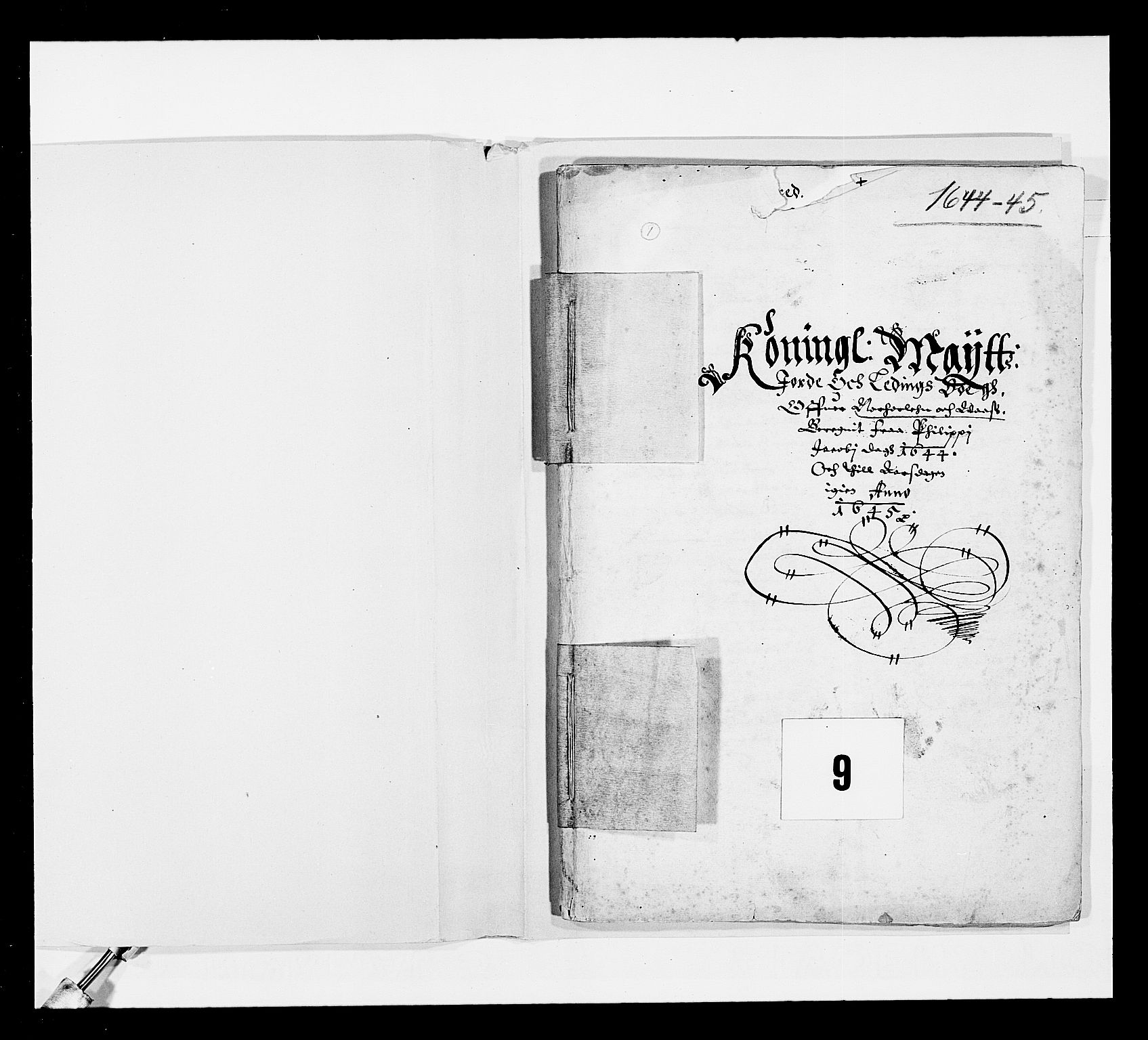 Stattholderembetet 1572-1771, RA/EA-2870/Ek/L0024/0002: Jordebøker 1633-1658: / Jordebøker for Bergenhus len, 1644-1645, p. 1