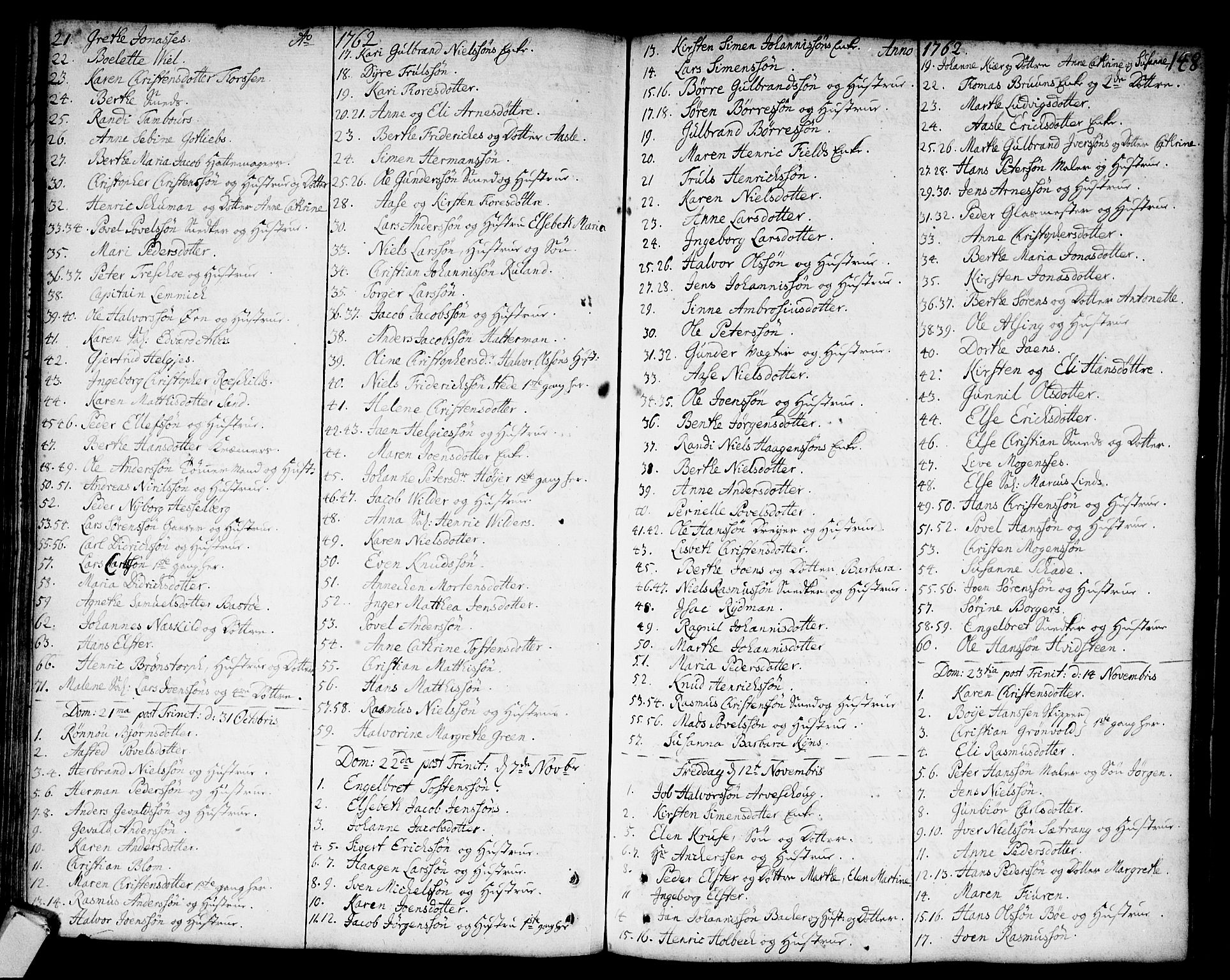 Strømsø kirkebøker, AV/SAKO-A-246/F/Fa/L0008: Parish register (official) no. I 8, 1748-1774, p. 148