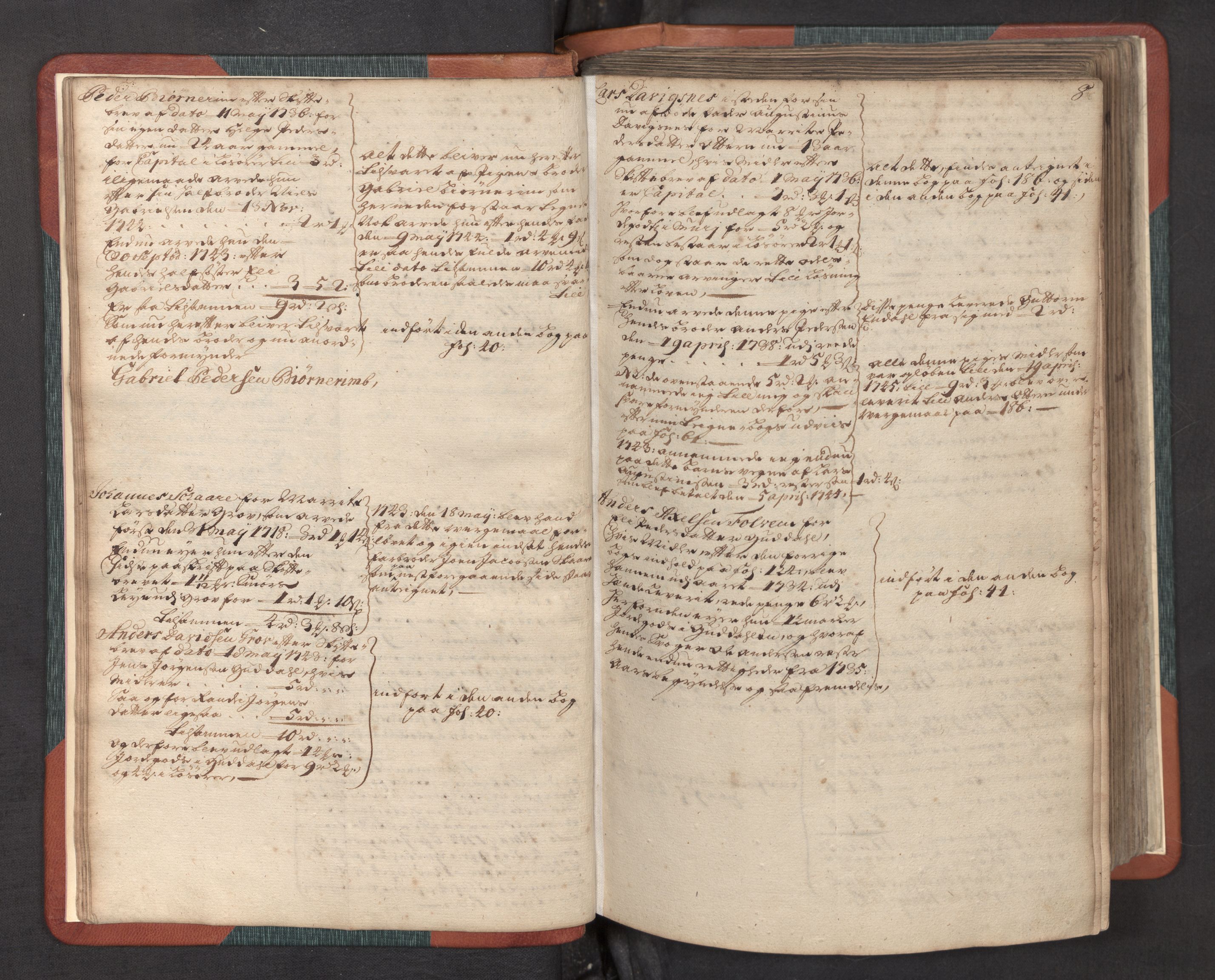Nordfjord sorenskriveri, AV/SAB-A-2801/1/05/05a/L0002: Overformyndarprotokollar, 1736-1744