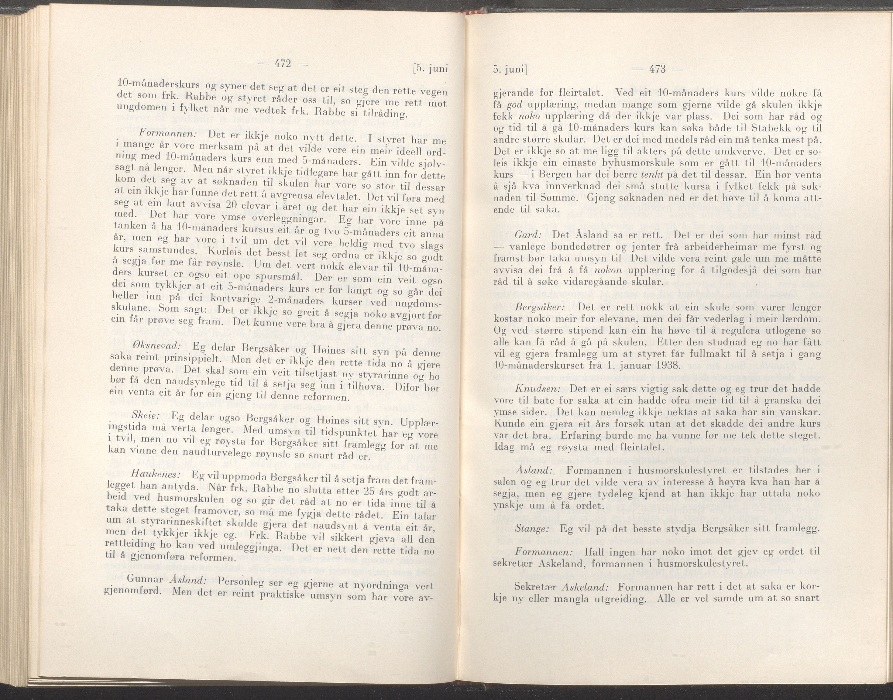 Rogaland fylkeskommune - Fylkesrådmannen , IKAR/A-900/A/Aa/Aaa/L0056: Møtebok , 1937, p. 472-473