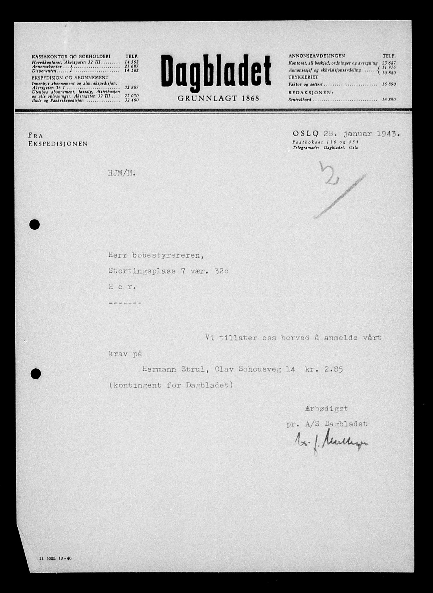 Justisdepartementet, Tilbakeføringskontoret for inndratte formuer, AV/RA-S-1564/H/Hc/Hcc/L0983: --, 1945-1947, p. 464