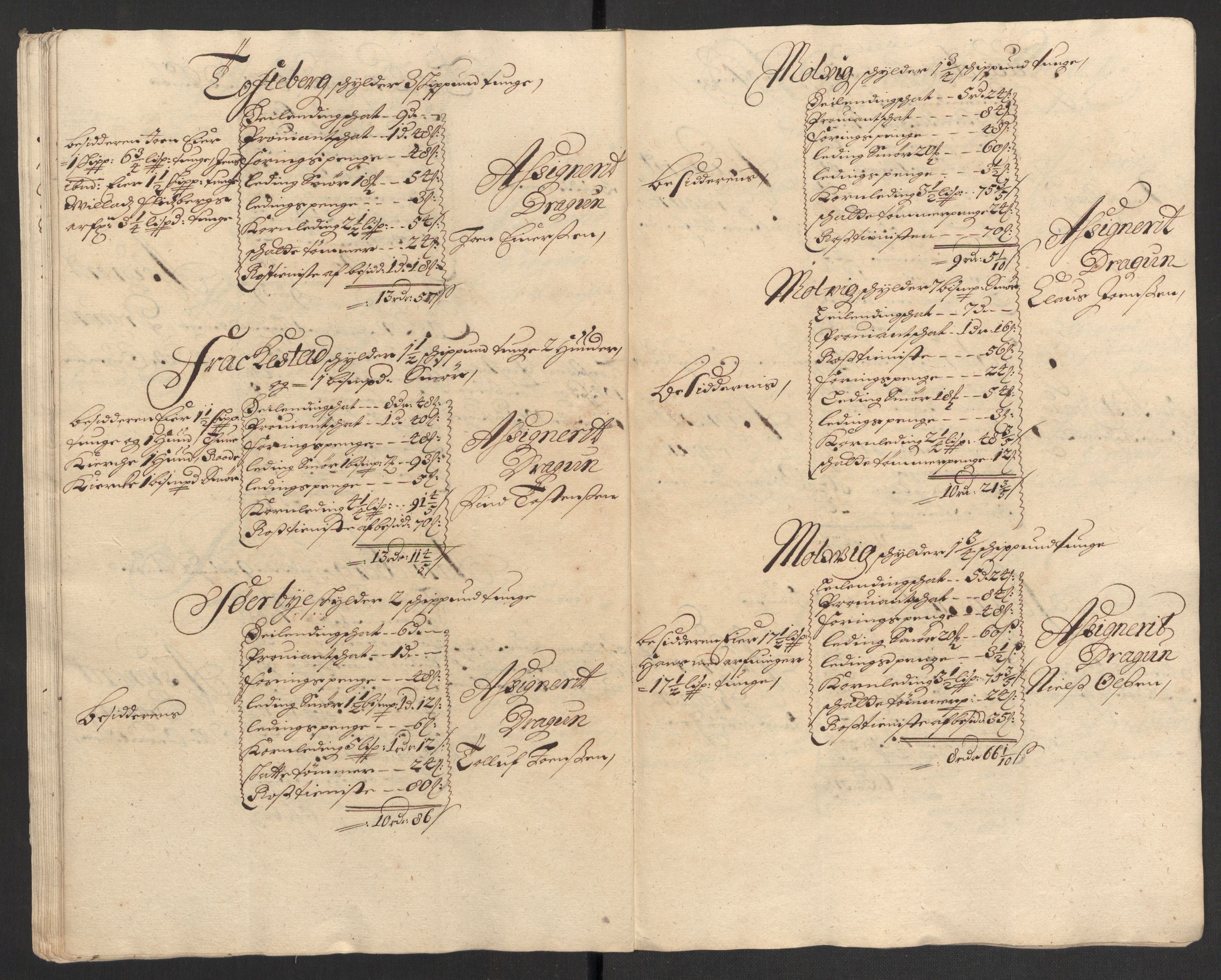 Rentekammeret inntil 1814, Reviderte regnskaper, Fogderegnskap, AV/RA-EA-4092/R04/L0125: Fogderegnskap Moss, Onsøy, Tune, Veme og Åbygge, 1697, p. 111