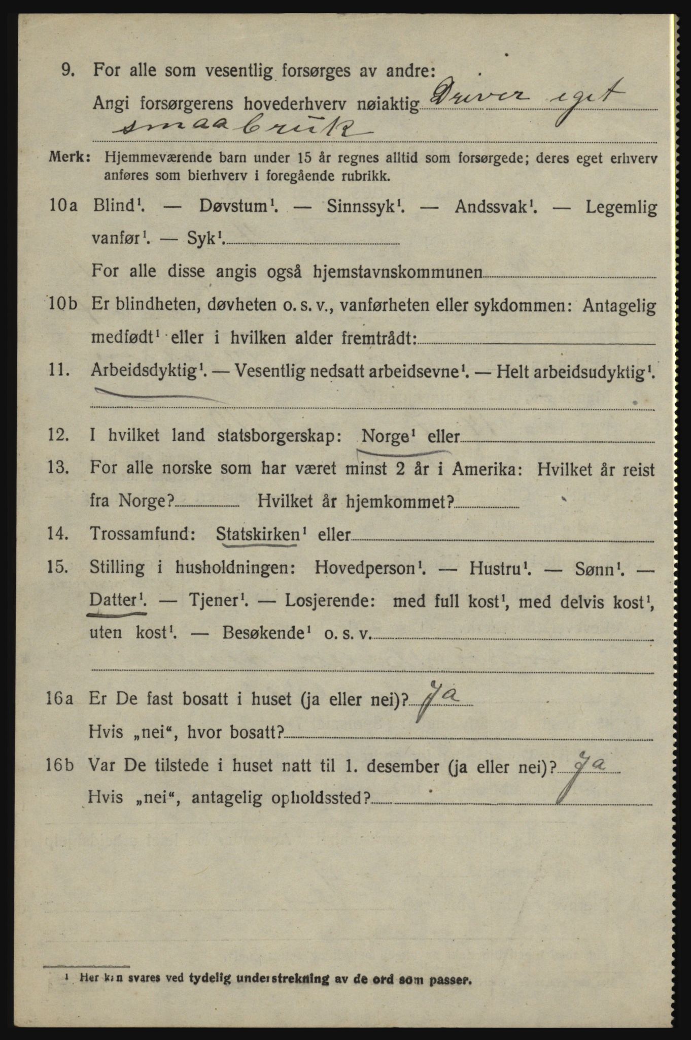 SAO, 1920 census for Skjeberg, 1920, p. 2368