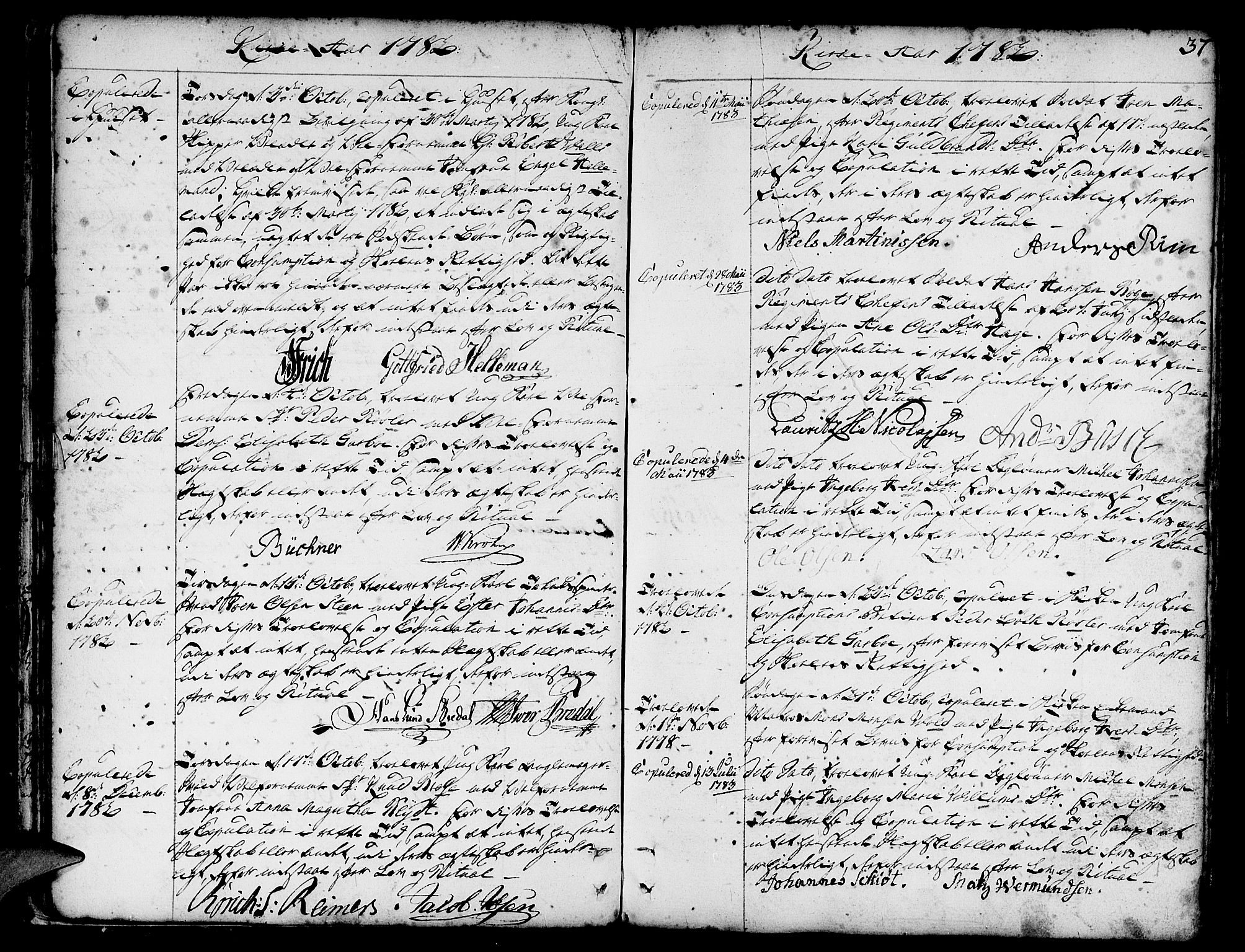 Nykirken Sokneprestembete, AV/SAB-A-77101/H/Haa/L0008: Parish register (official) no. A 8, 1776-1814, p. 37