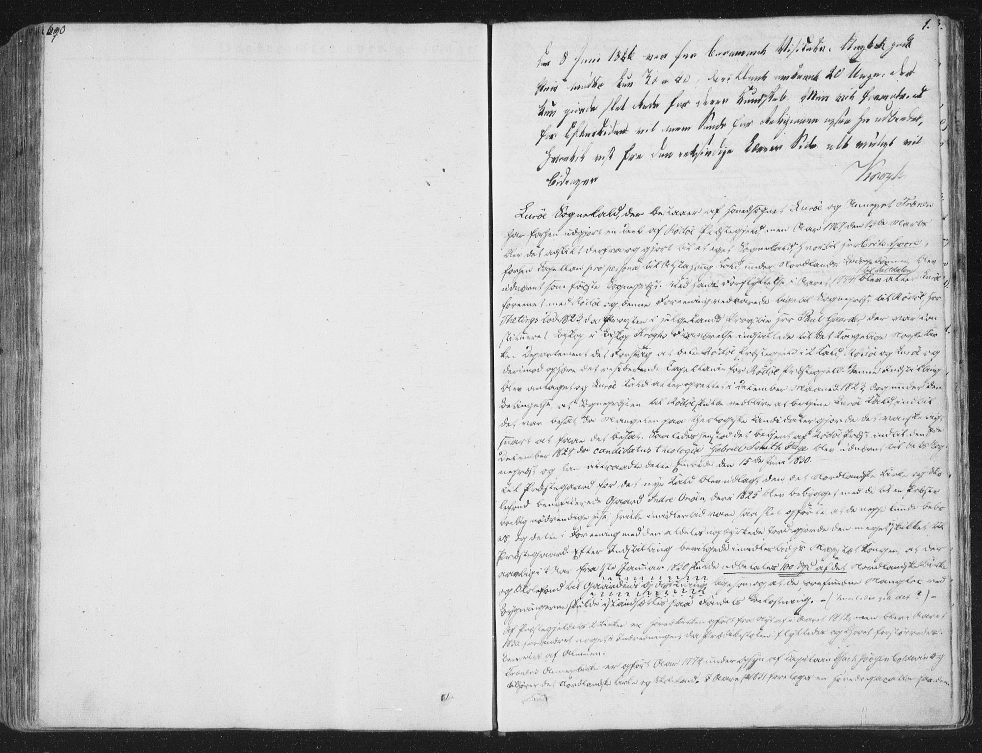 Ministerialprotokoller, klokkerbøker og fødselsregistre - Nordland, SAT/A-1459/839/L0566: Parish register (official) no. 839A03, 1825-1862, p. 1