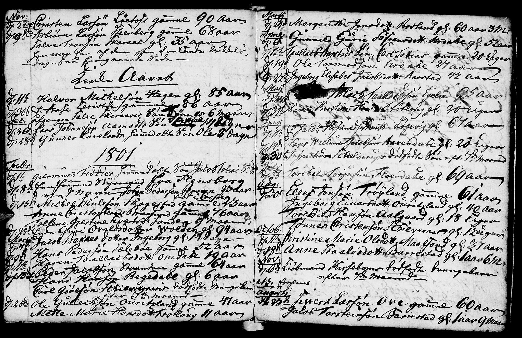 Sokndal sokneprestkontor, SAST/A-101808: Parish register (official) no. A 4, 1762-1811