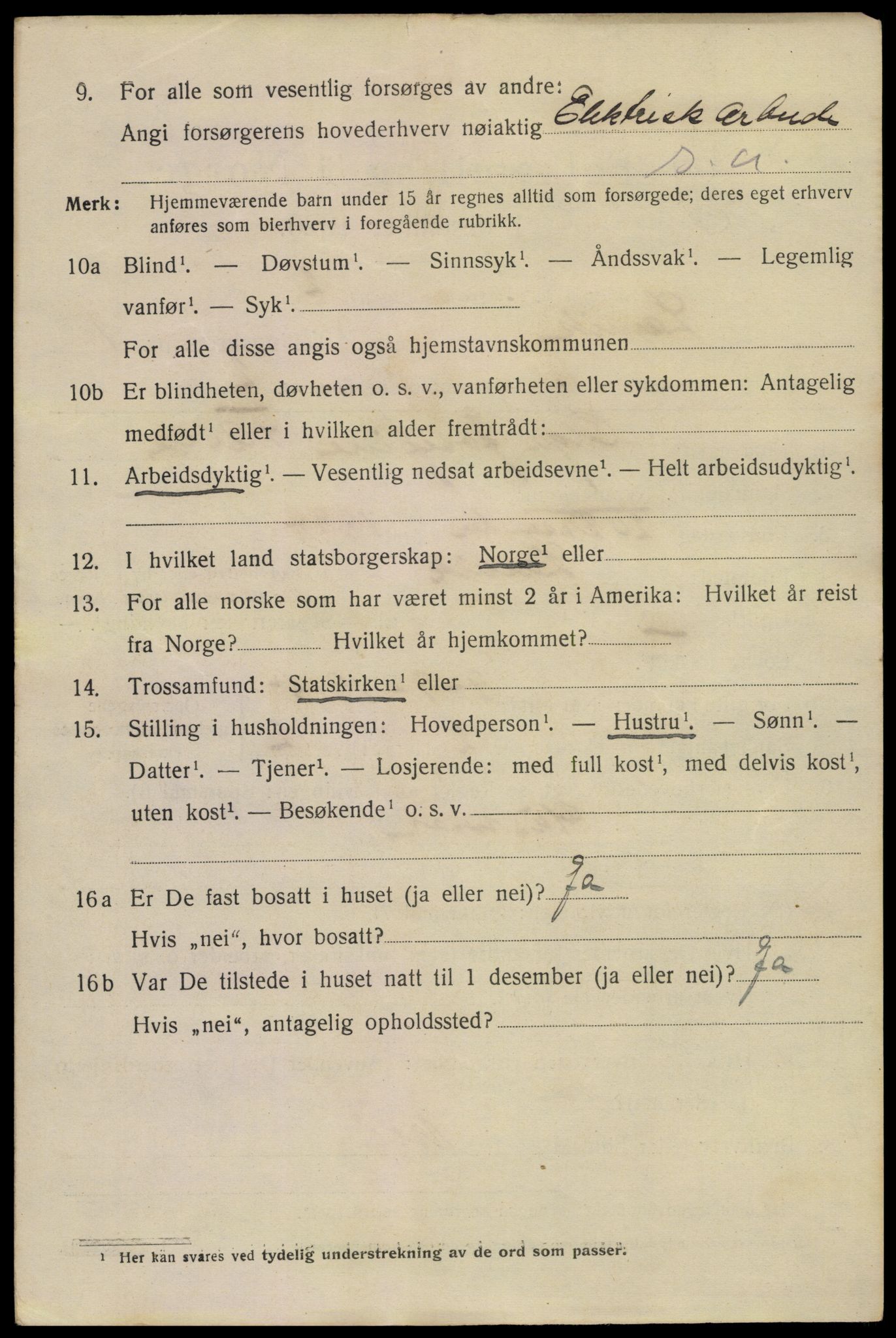 SAKO, 1920 census for Larvik, 1920, p. 10319