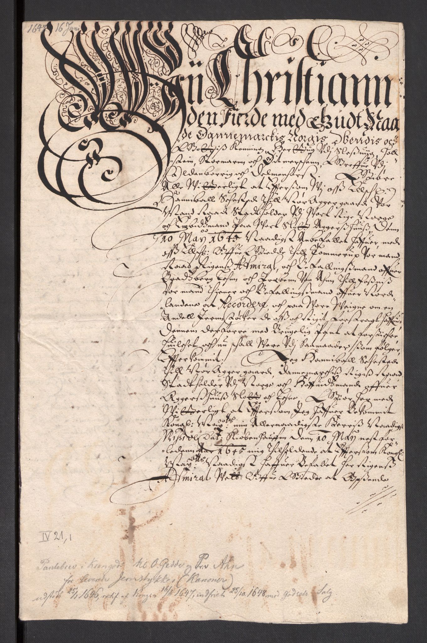 Danske Kanselli 1572-1799, AV/RA-EA-3023/F/Fc/Fcc/Fcca/L0012: Norske innlegg 1572-1799, 1648-1649, p. 378