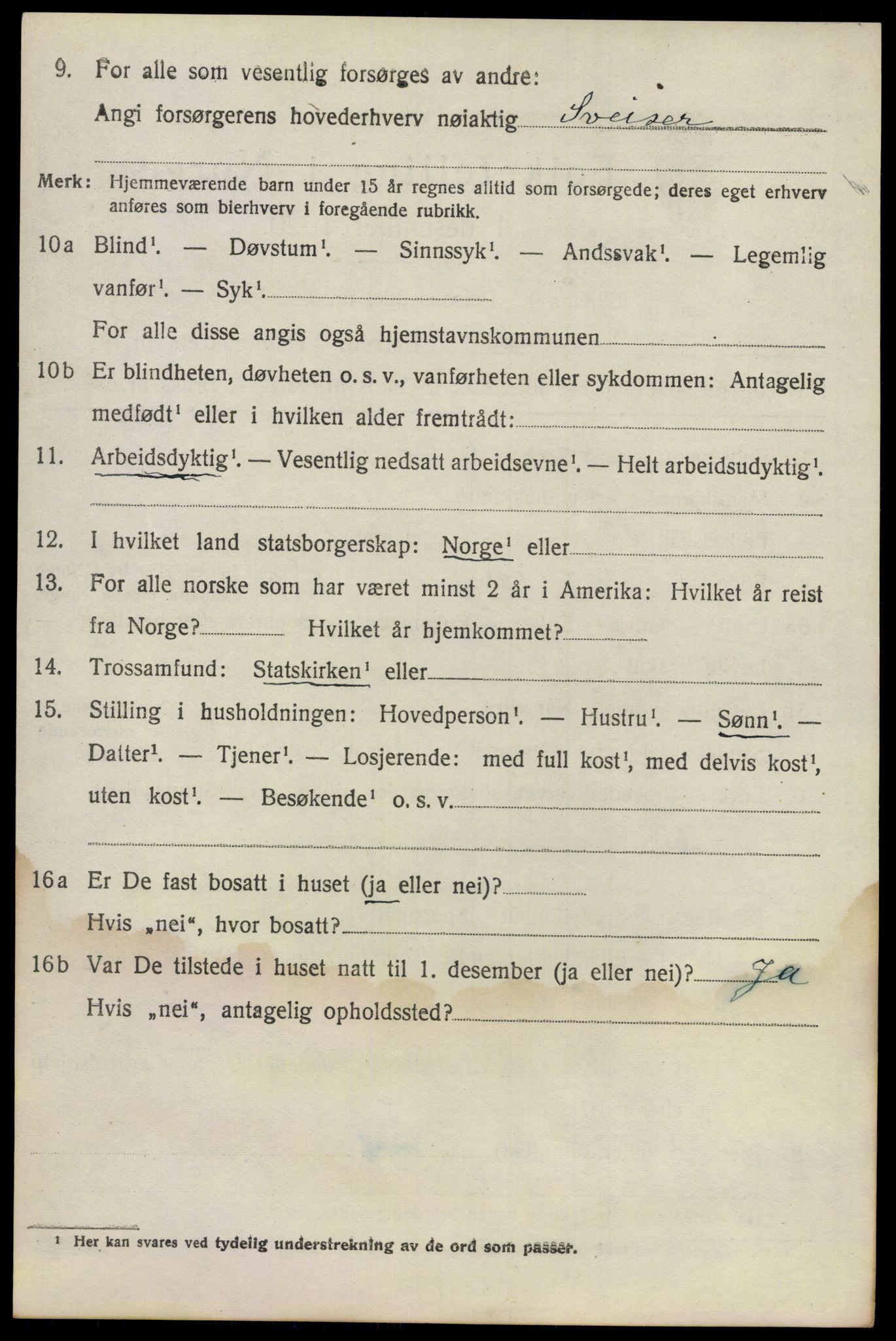 SAO, 1920 census for Fet, 1920, p. 2041