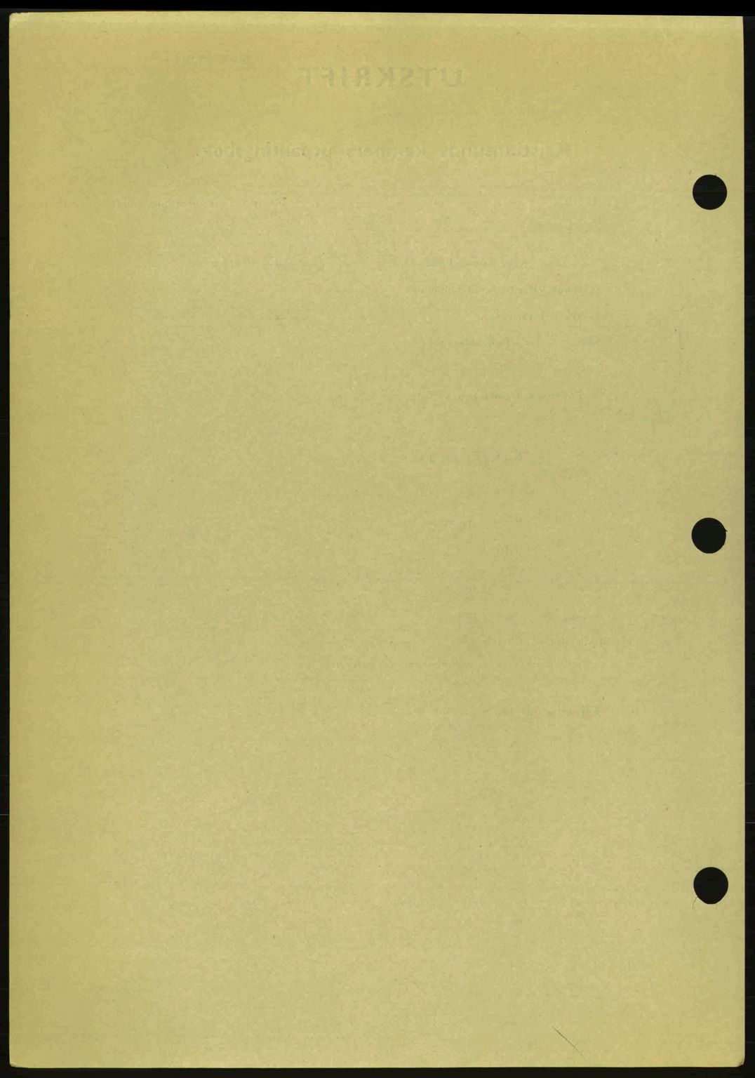Kristiansund byfogd, SAT/A-4587/A/27: Mortgage book no. 36, 1942-1943, Diary no: : 491/1943