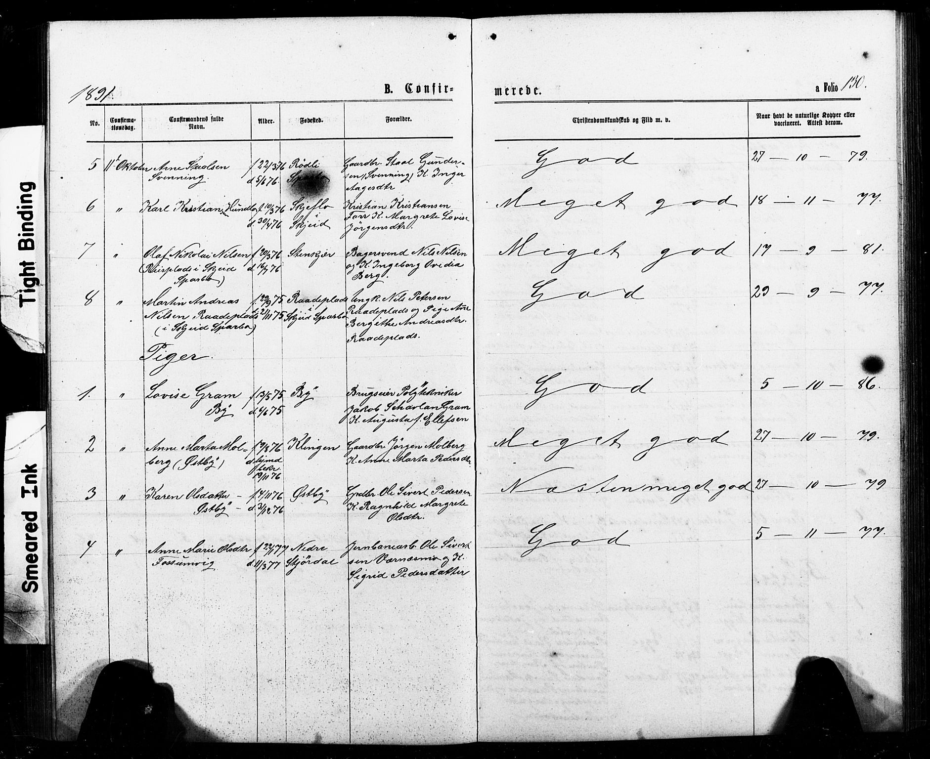 Ministerialprotokoller, klokkerbøker og fødselsregistre - Nord-Trøndelag, AV/SAT-A-1458/740/L0380: Parish register (copy) no. 740C01, 1868-1902, p. 130