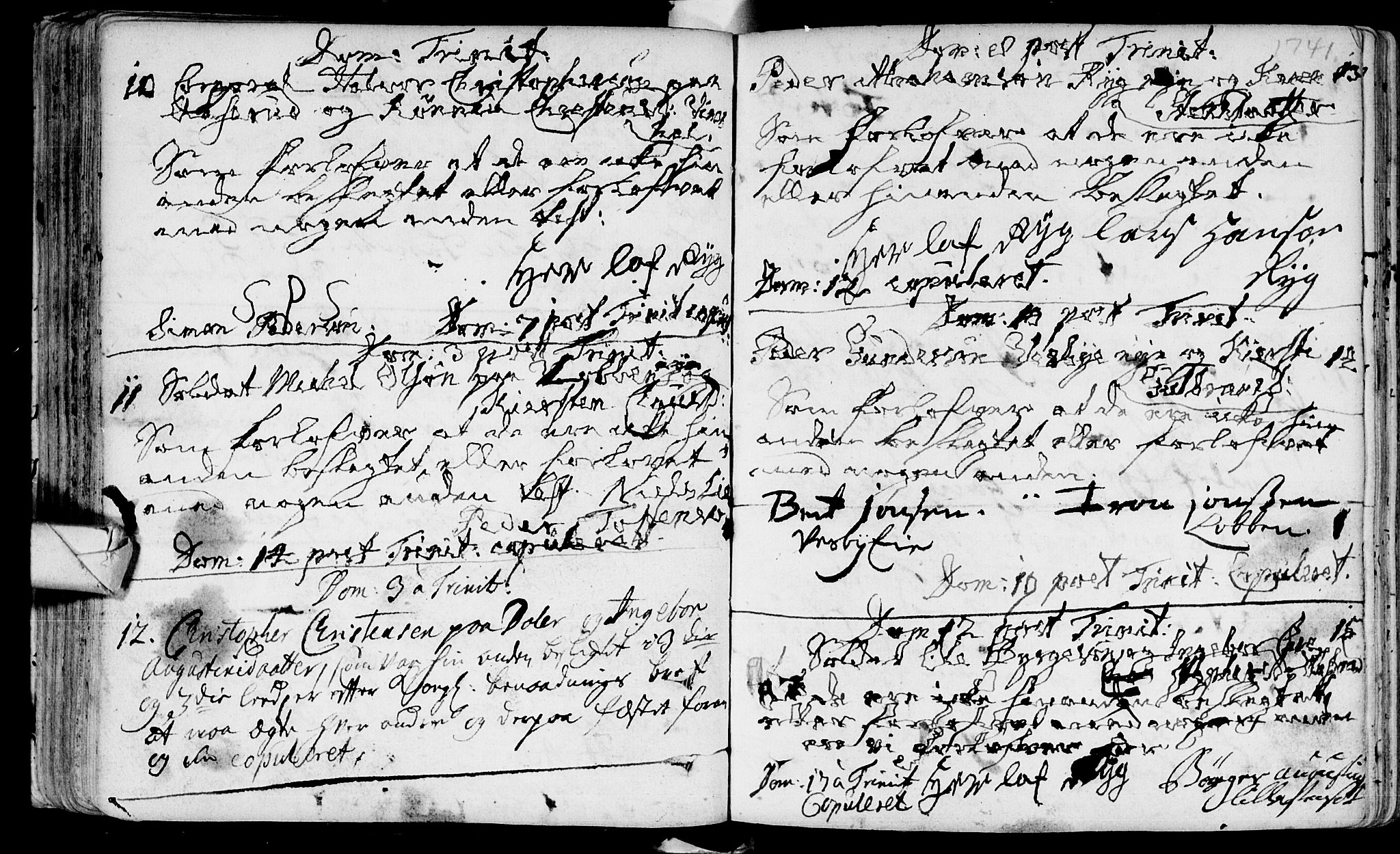 Eiker kirkebøker, AV/SAKO-A-4/F/Fa/L0005: Parish register (official) no. I 5 /1, 1705-1759