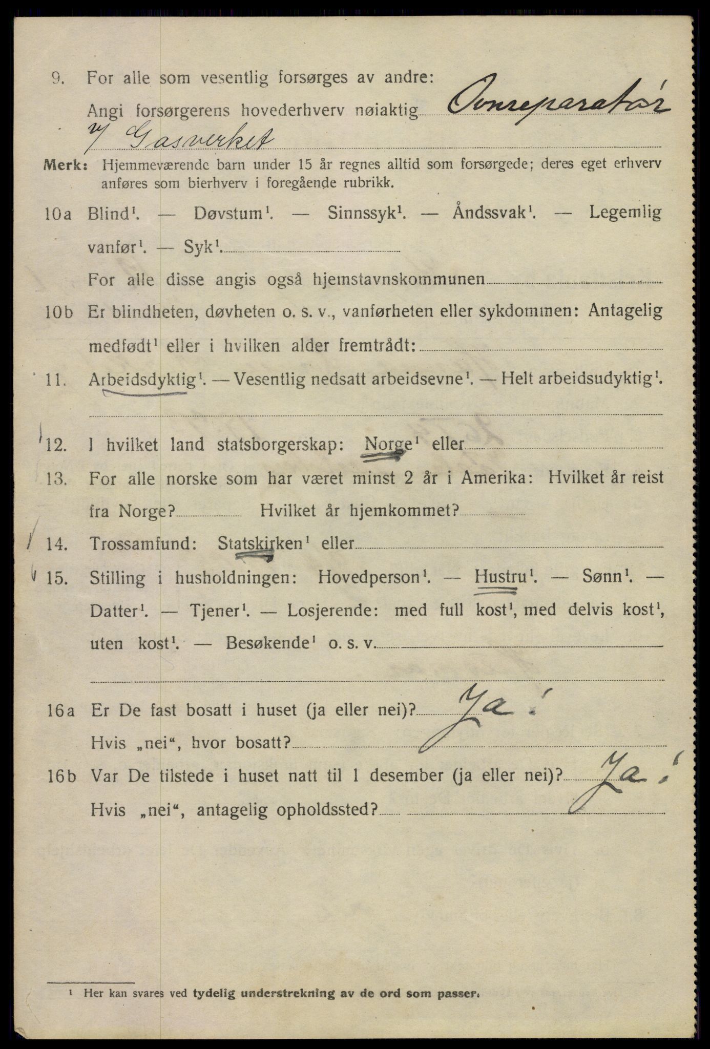 SAO, 1920 census for Kristiania, 1920, p. 325804