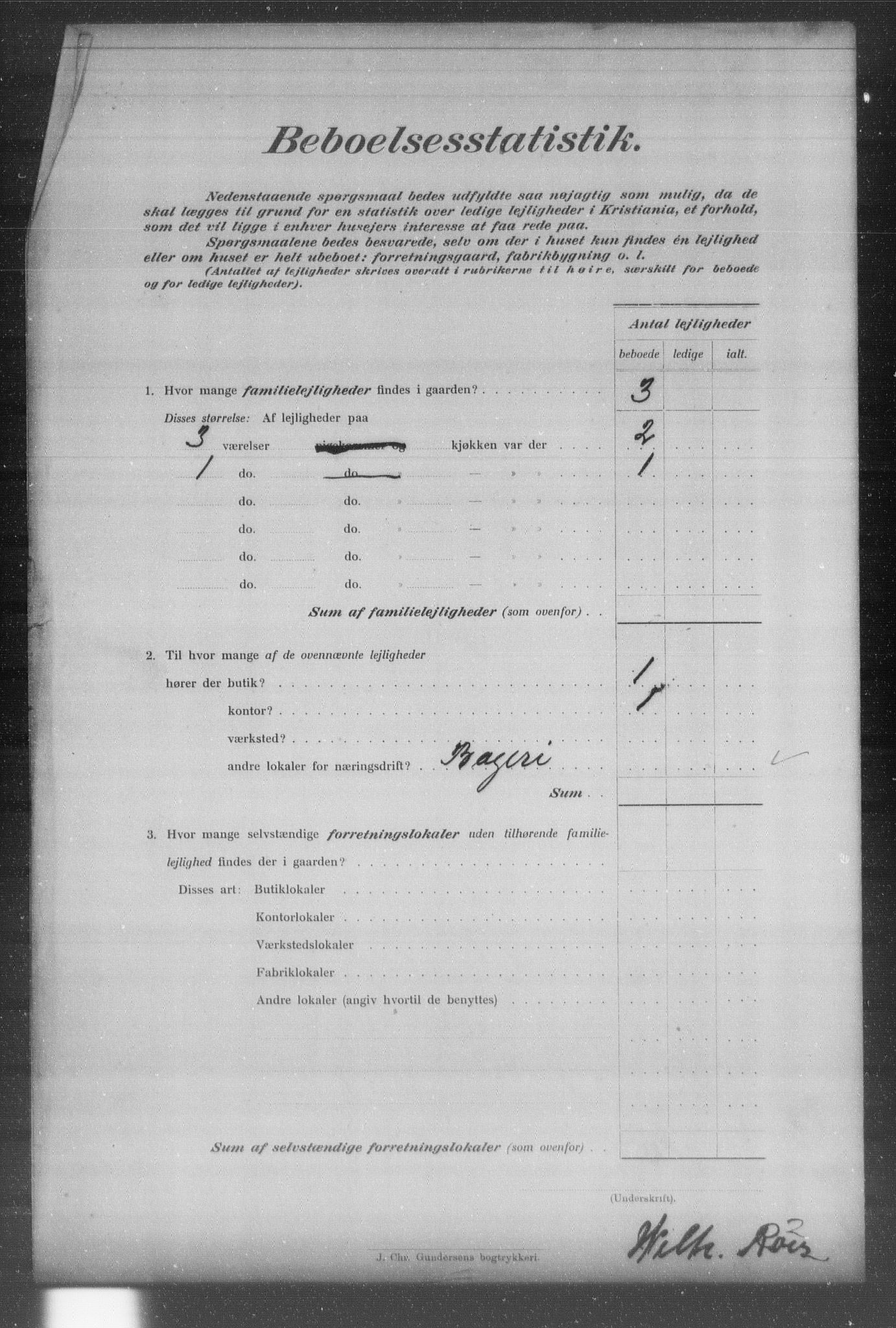 OBA, Municipal Census 1903 for Kristiania, 1903, p. 19838