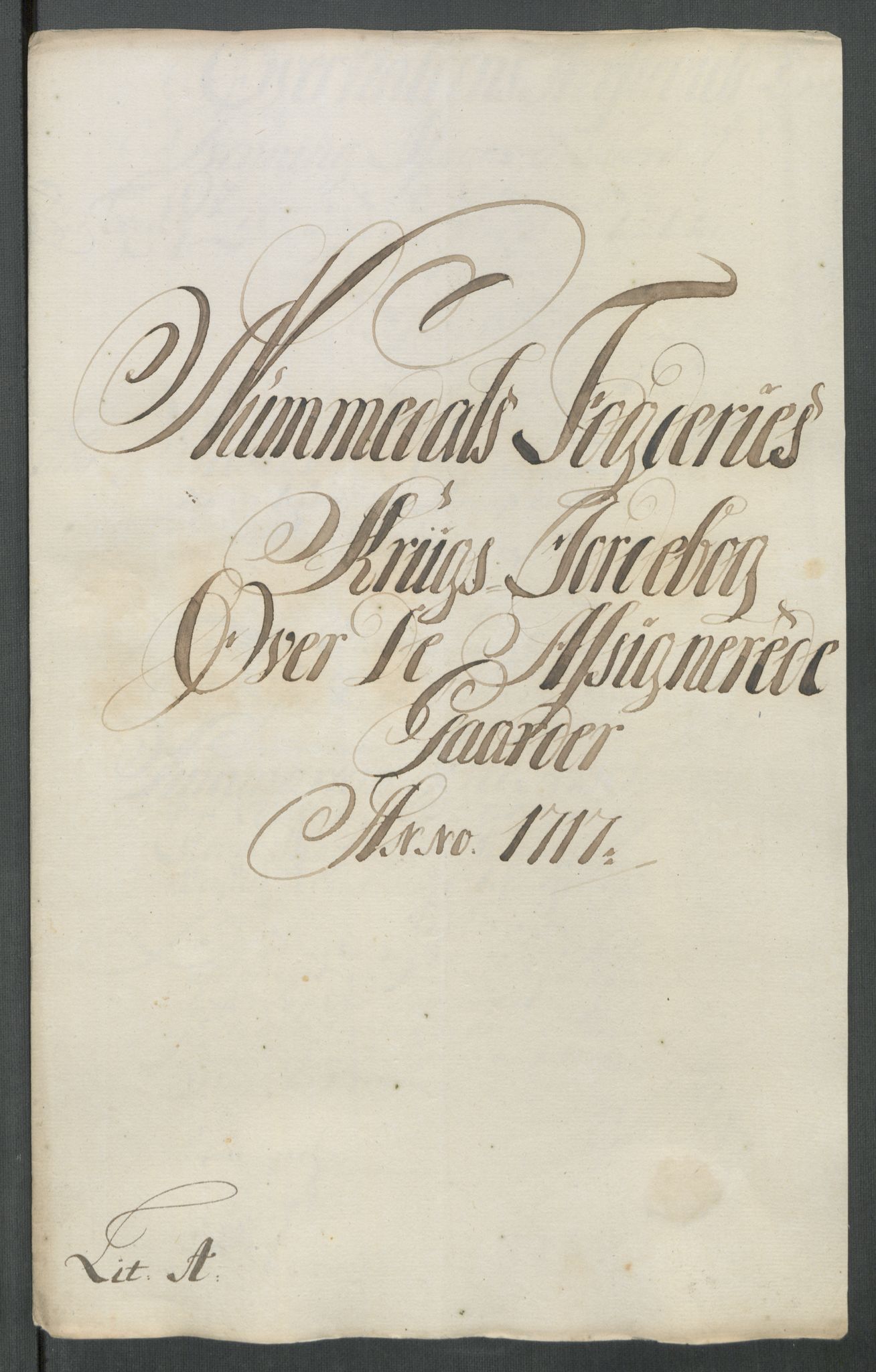 Rentekammeret inntil 1814, Reviderte regnskaper, Fogderegnskap, AV/RA-EA-4092/R64/L4438: Fogderegnskap Namdal, 1717, p. 185