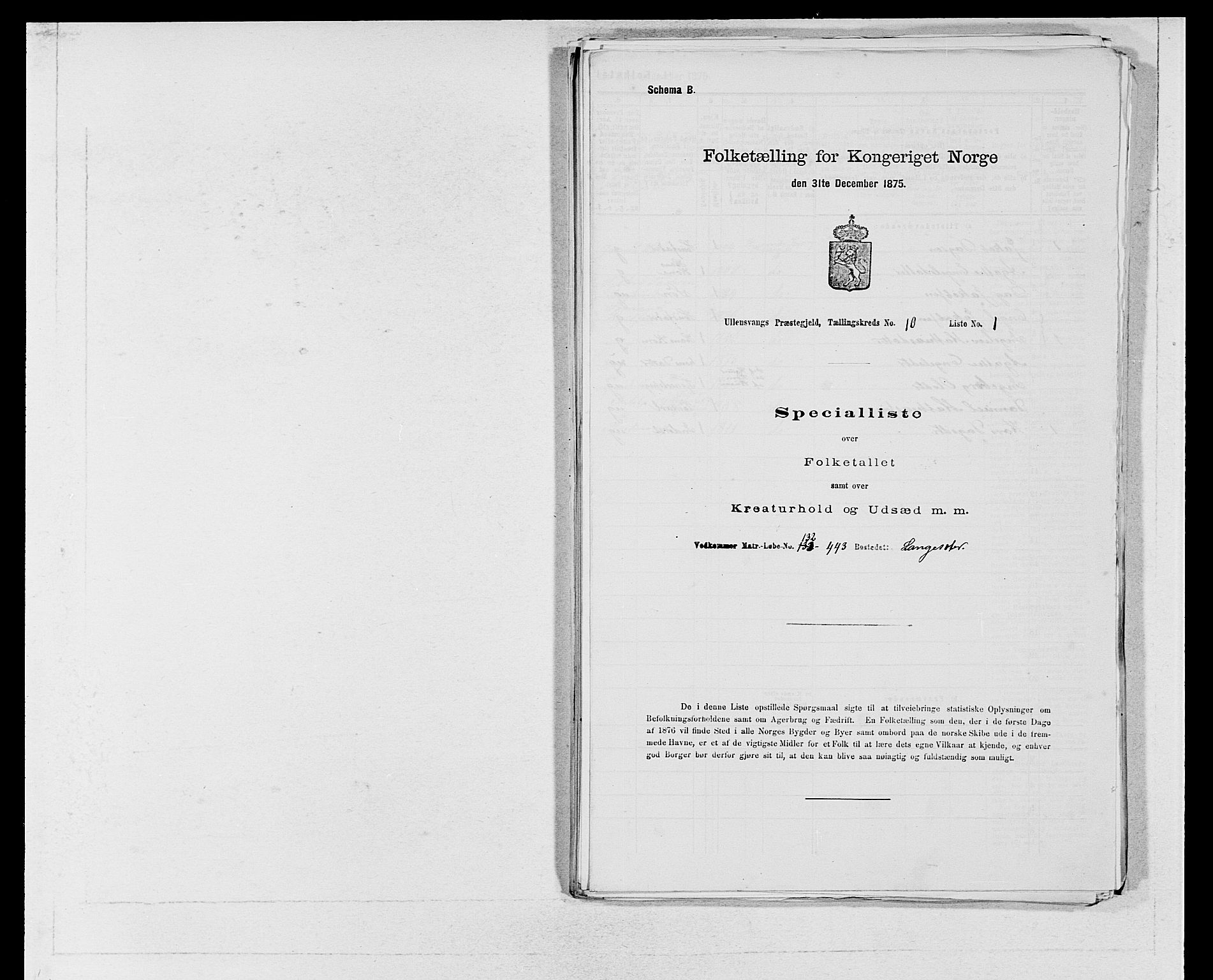 SAB, 1875 census for 1230P Ullensvang, 1875, p. 979