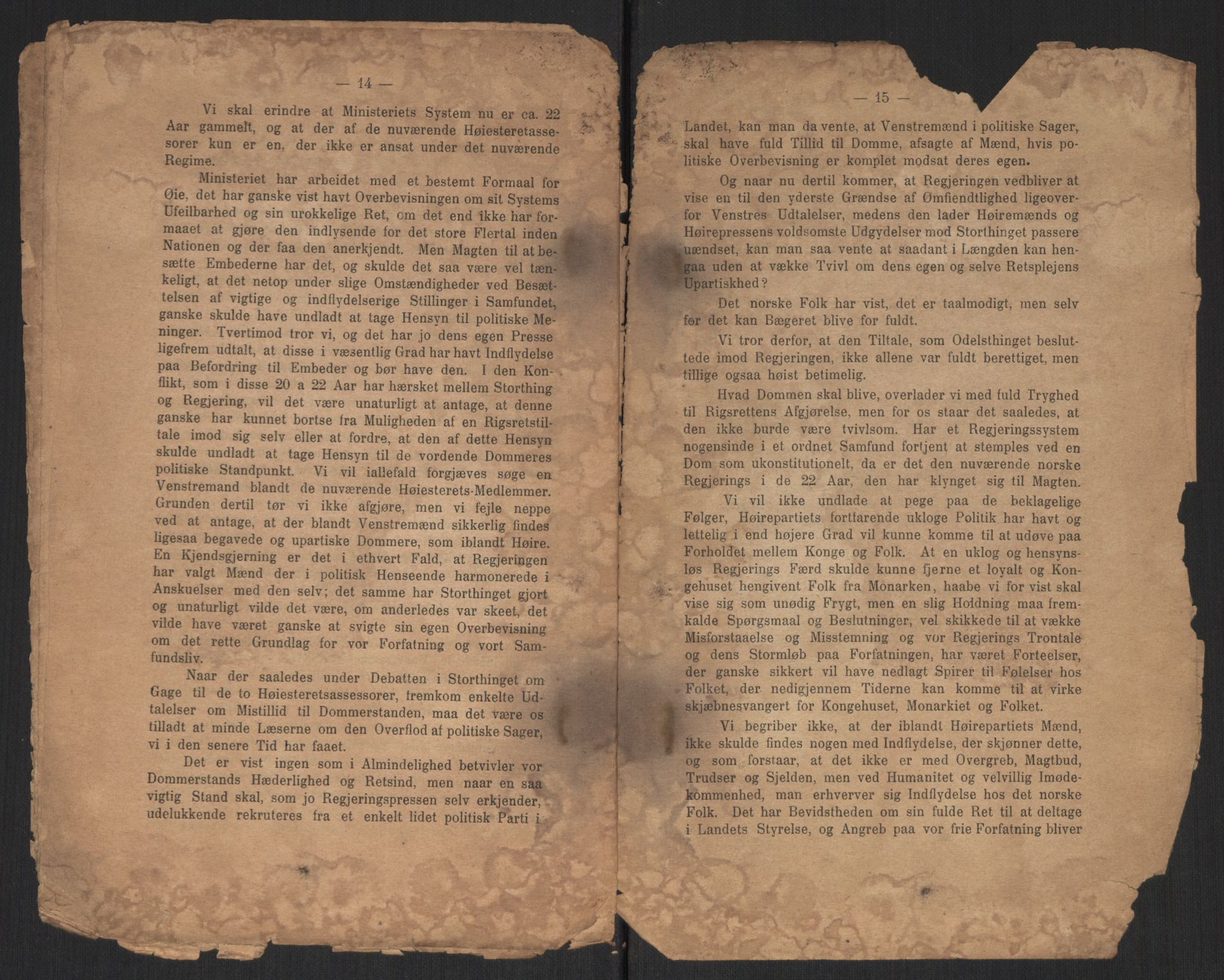 Venstres Hovedorganisasjon, RA/PA-0876/X/L0001: De eldste skrifter, 1860-1936, p. 427
