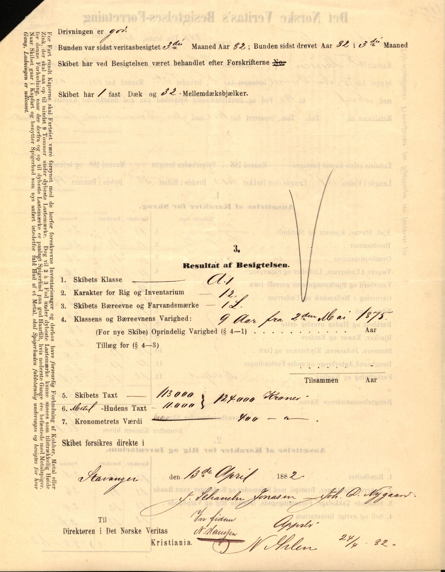 Pa 63 - Østlandske skibsassuranceforening, VEMU/A-1079/G/Ga/L0020/0004: Havaridokumenter / Windsor, Thirza, Treport, 1887, p. 95