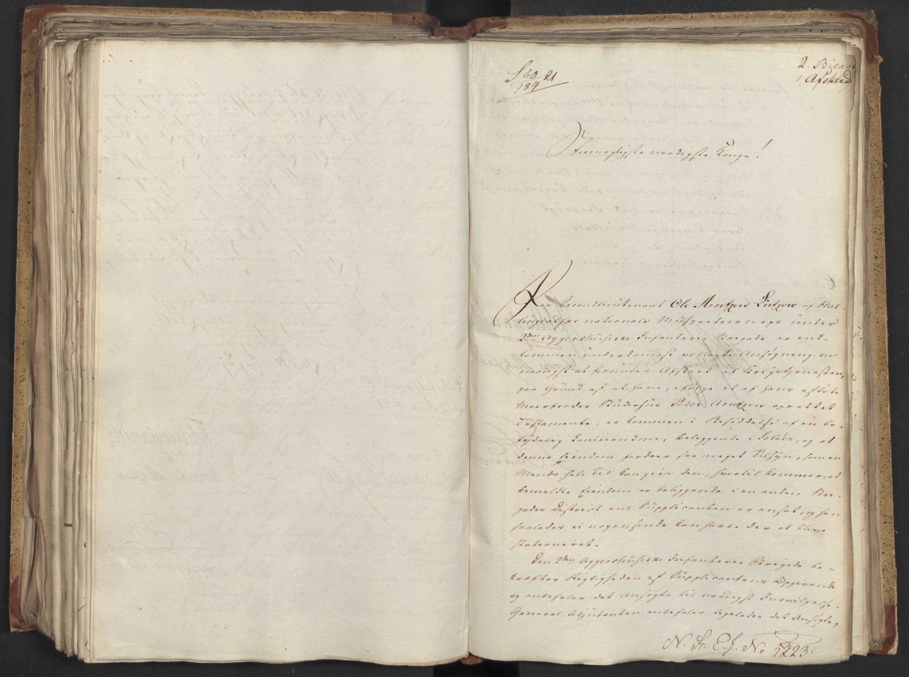 Statsrådsavdelingen i Stockholm, RA/S-1003/D/Da/L0026: Regjeringsinnstillinger nr. 5069-5274, 1821, p. 332