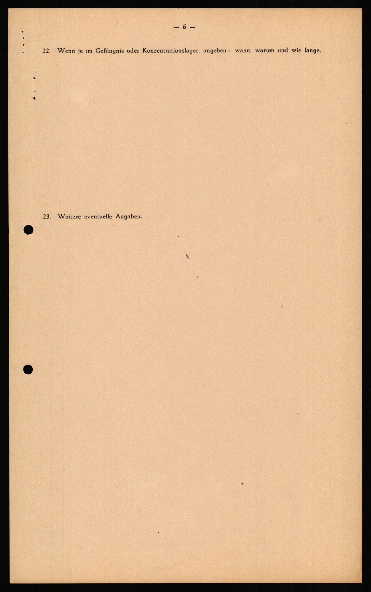 Forsvaret, Forsvarets overkommando II, AV/RA-RAFA-3915/D/Db/L0017: CI Questionaires. Tyske okkupasjonsstyrker i Norge. Tyskere., 1945-1946, p. 43