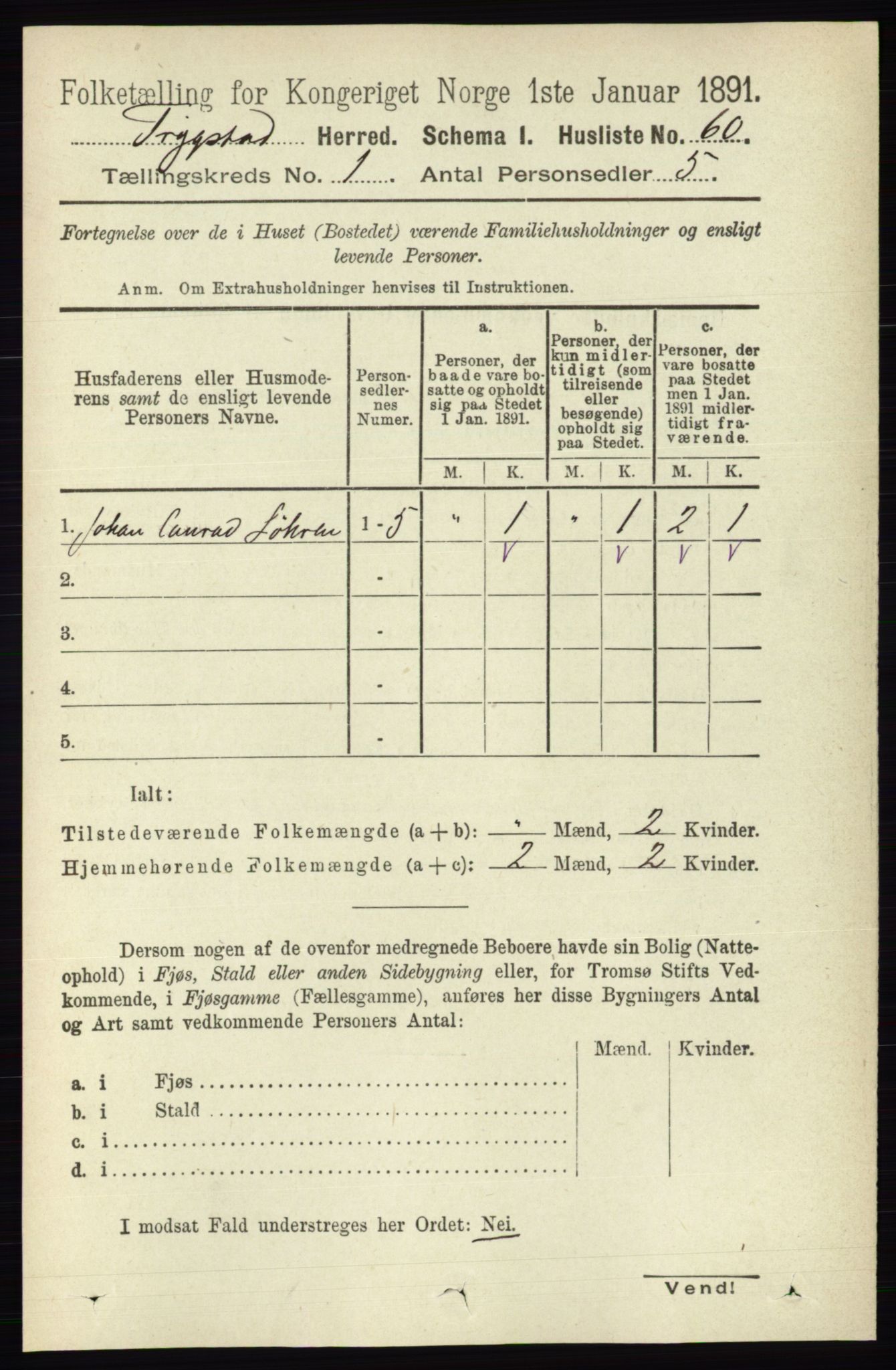 RA, 1891 Census for 0122 Trøgstad, 1891, p. 88