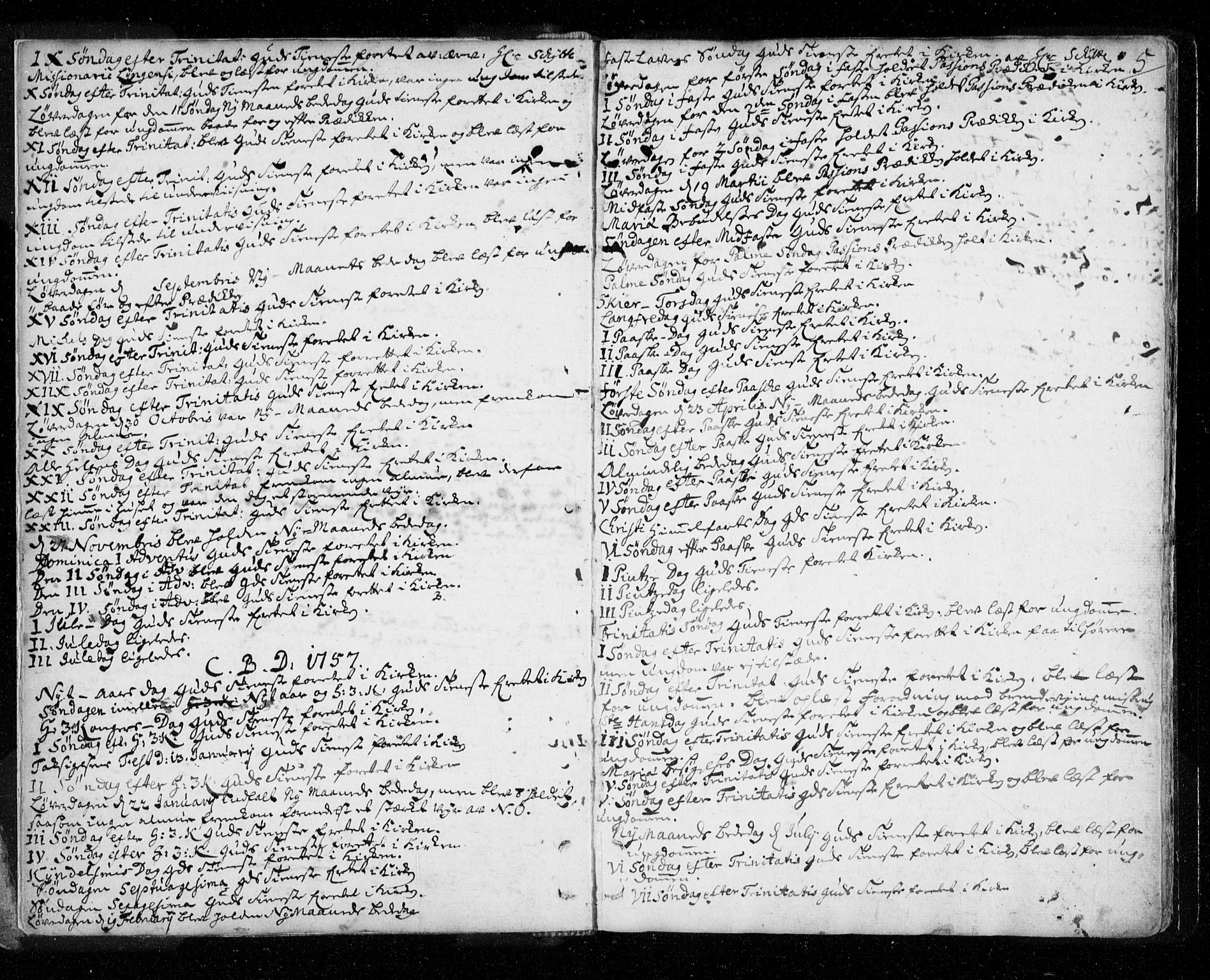 Tromsø sokneprestkontor/stiftsprosti/domprosti, AV/SATØ-S-1343/G/Ga/L0002kirke: Parish register (official) no. 2, 1753-1778, p. 5