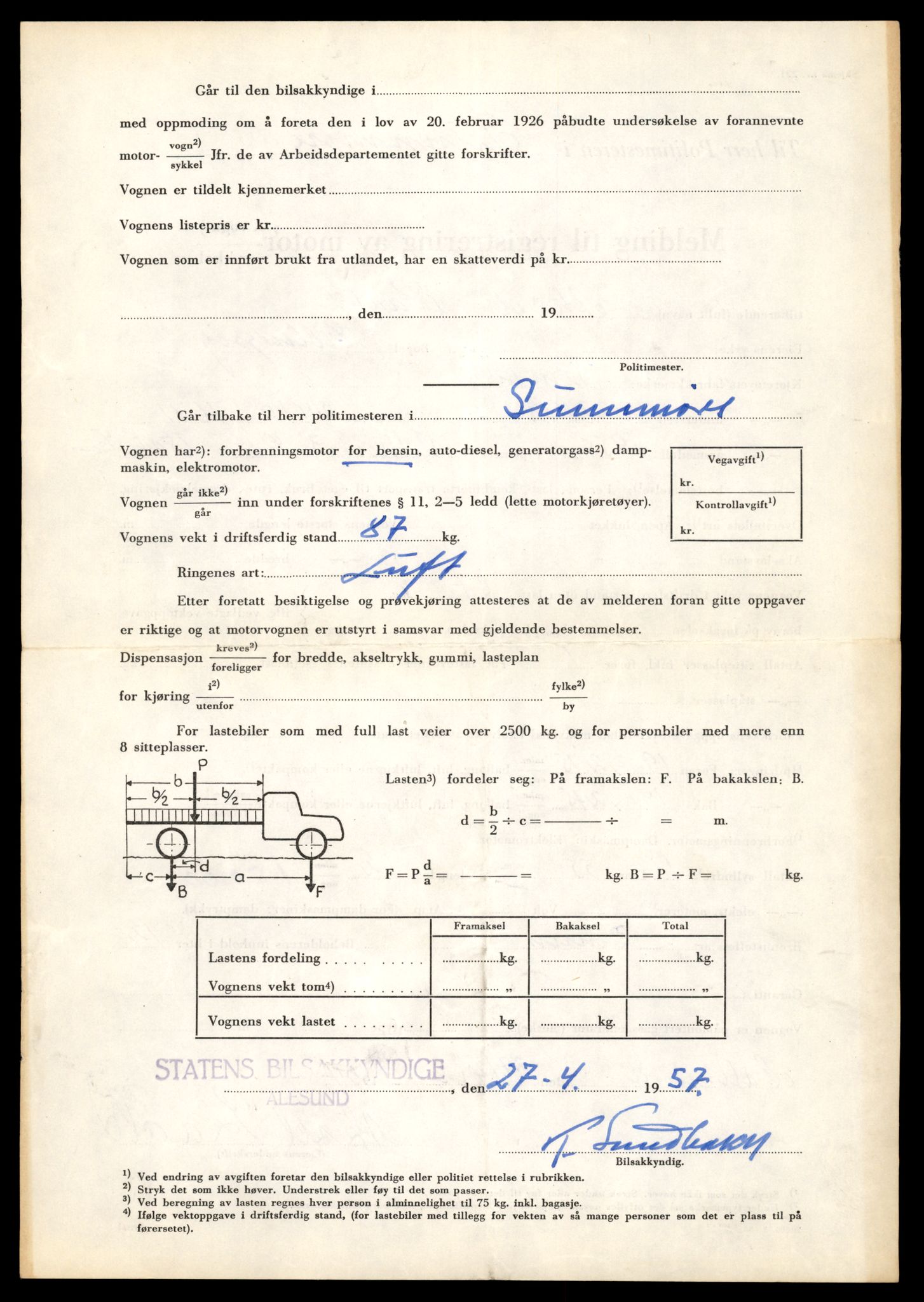 Møre og Romsdal vegkontor - Ålesund trafikkstasjon, AV/SAT-A-4099/F/Fe/L0039: Registreringskort for kjøretøy T 13361 - T 13530, 1927-1998, p. 1550