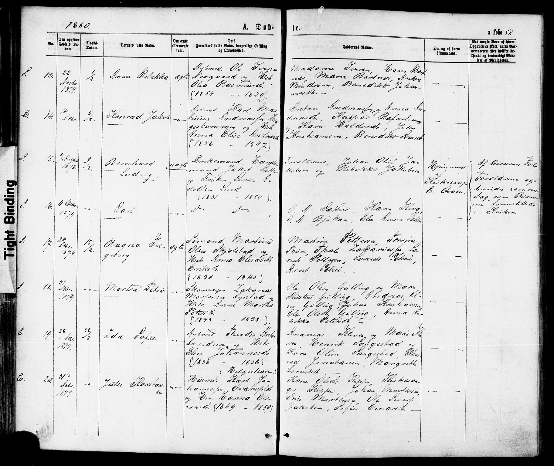 Ministerialprotokoller, klokkerbøker og fødselsregistre - Nord-Trøndelag, AV/SAT-A-1458/739/L0370: Parish register (official) no. 739A02, 1868-1881, p. 58