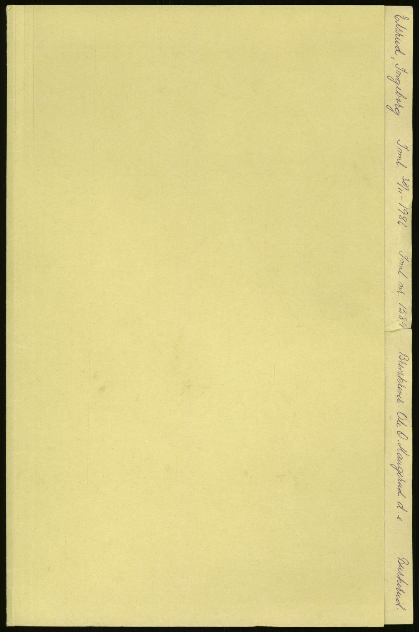 Samlinger til kildeutgivelse, Amerikabrevene, RA/EA-4057/F/L0018: Innlån fra Buskerud: Elsrud, 1838-1914, p. 289