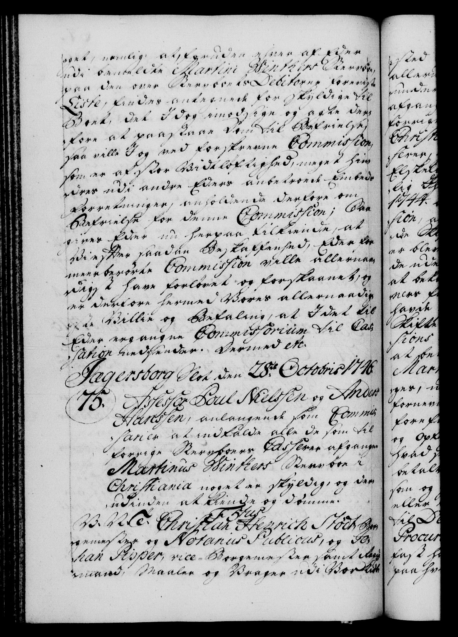 Danske Kanselli 1572-1799, AV/RA-EA-3023/F/Fc/Fca/Fcab/L0031: Norske tegnelser, 1746-1748, p. 67b